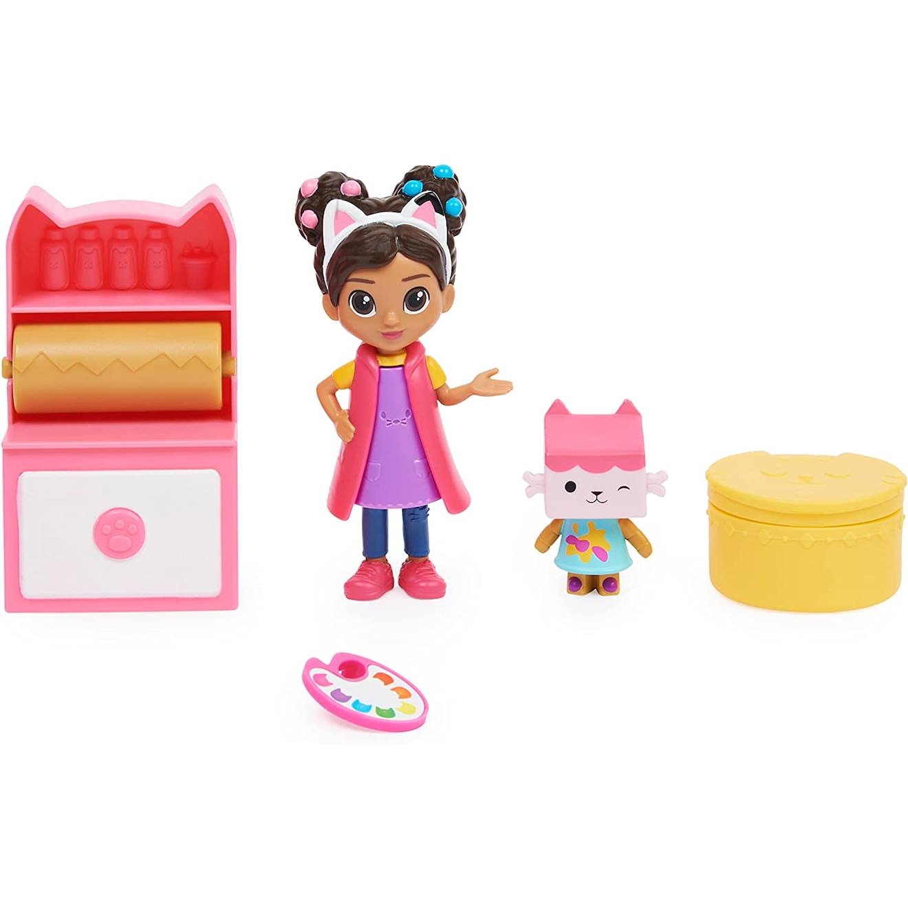 Figurine Et Accessoires Pour Maison De Poupée Studio D'art Gabby's Dollhouse Multicolore