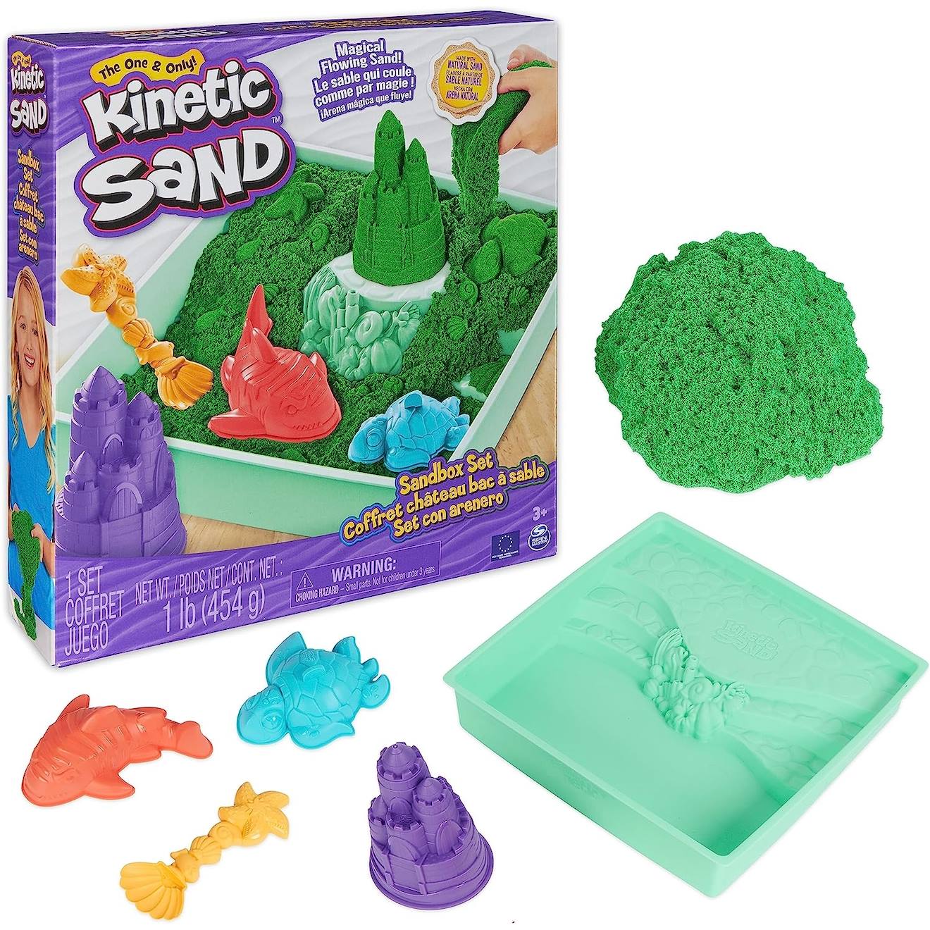 Coffret Sable Kinétique Vert Vert