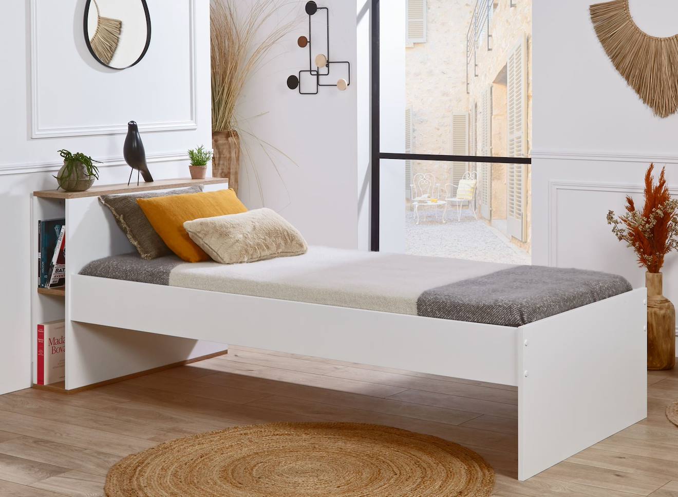 Petite Chambre Enfant Milor Blanc / Bois