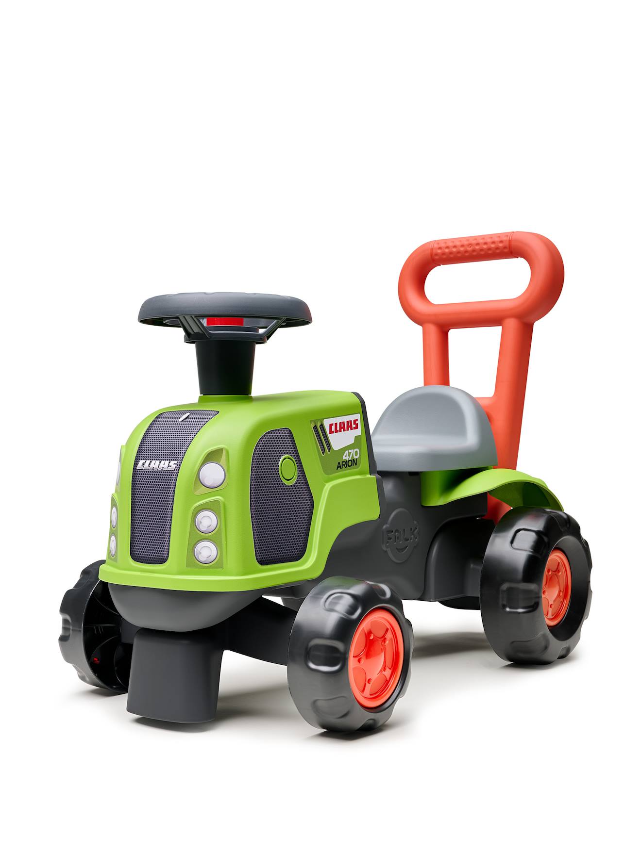 Porteur Tracteur Claas 1er Âge Avec Barre D'aide À La Marche Vert Claas