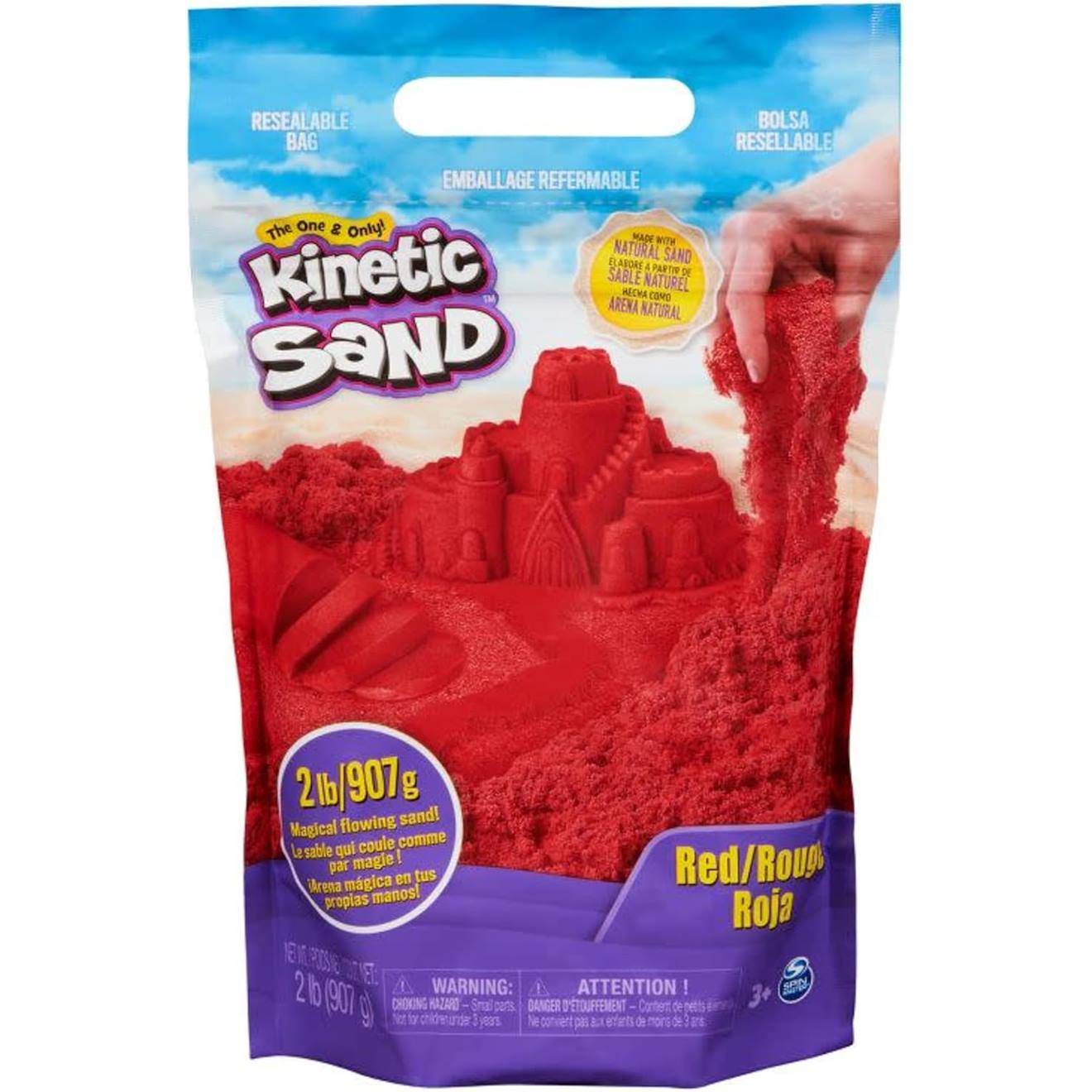 Kinetic Sand - Colour Bag Rouge (907g) Rouge