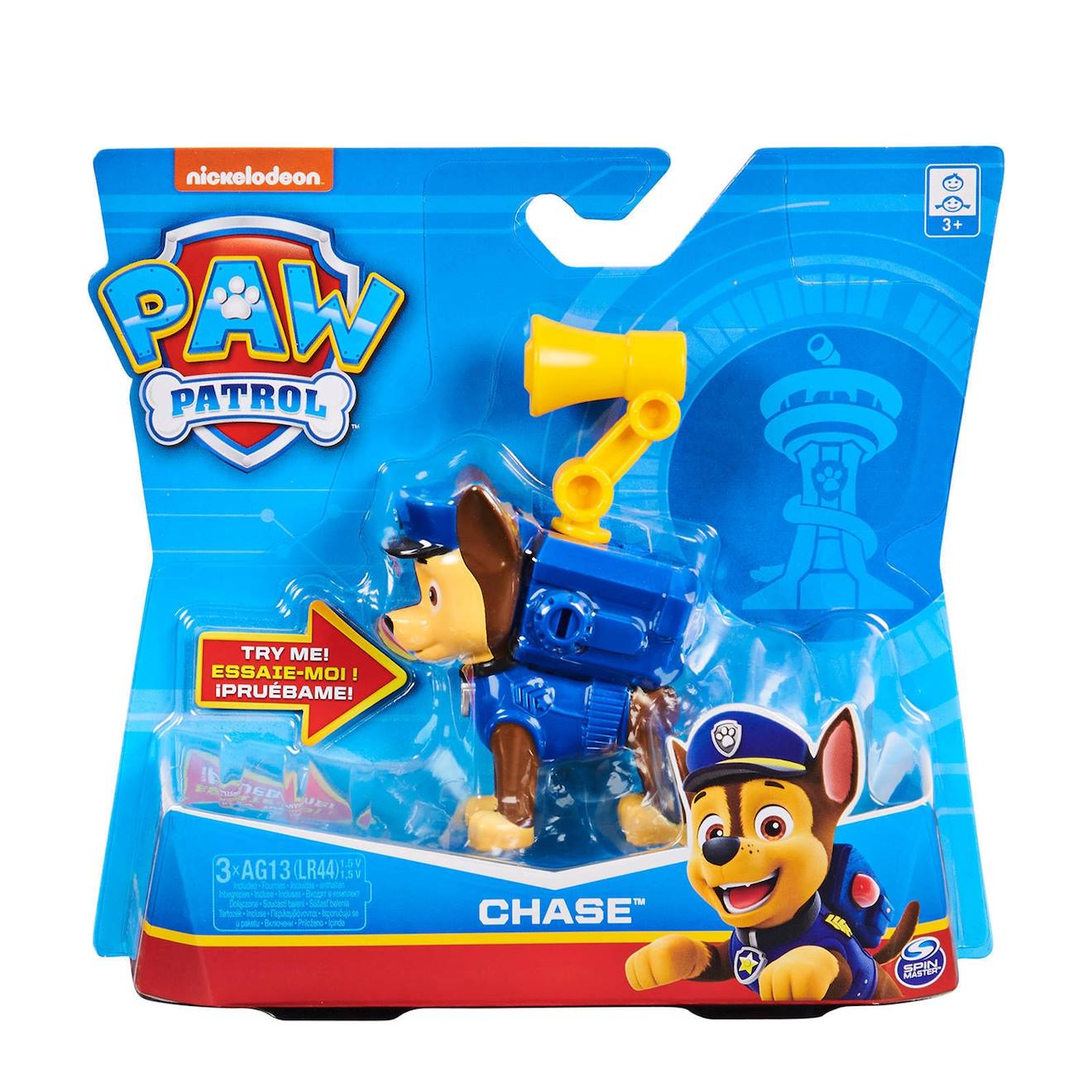 Paw Patrol Action Pack Pup Modèle Chase Avec Son Multicolore