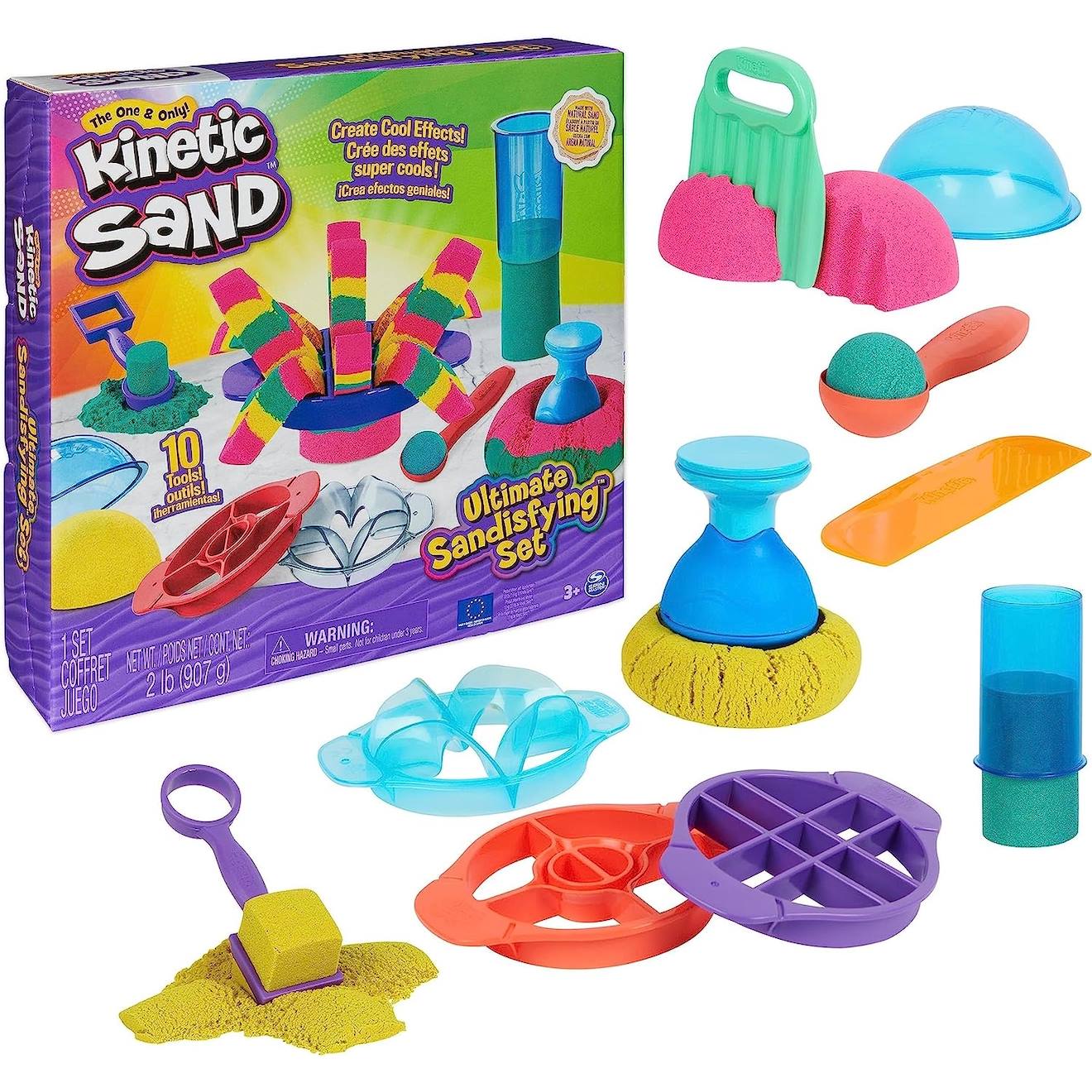 Sable Kinétique Super Sandisfying Set Multicolore