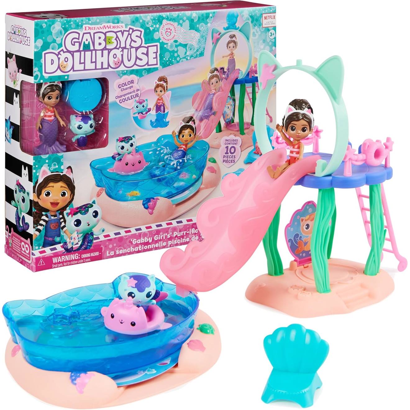 Gabby's - Pool Set De Jeu (cat Adventures) Multicolore