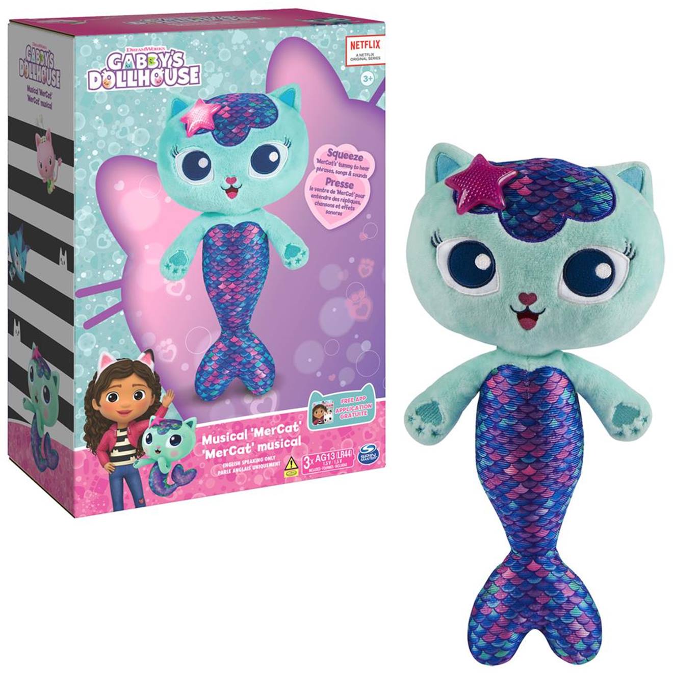 Chat De Mer En Peluche Mercat Musicale Multicolore