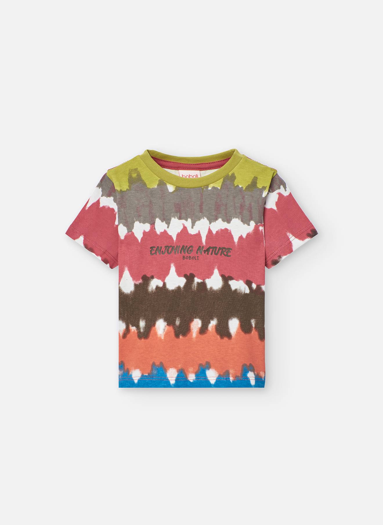 T-shirt Imprimé À Manches Courtes Multicolore