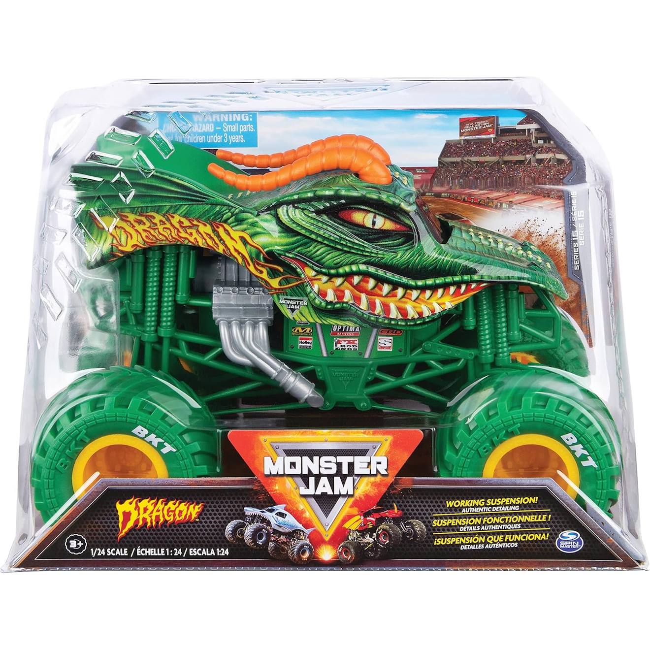 Monster Jam - Véhicule Die Cast 1:24 Multicolore