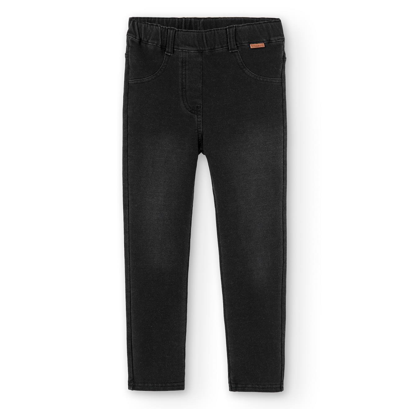 Jegging Avec Poches Arrière Et Passants À La Taille Noir