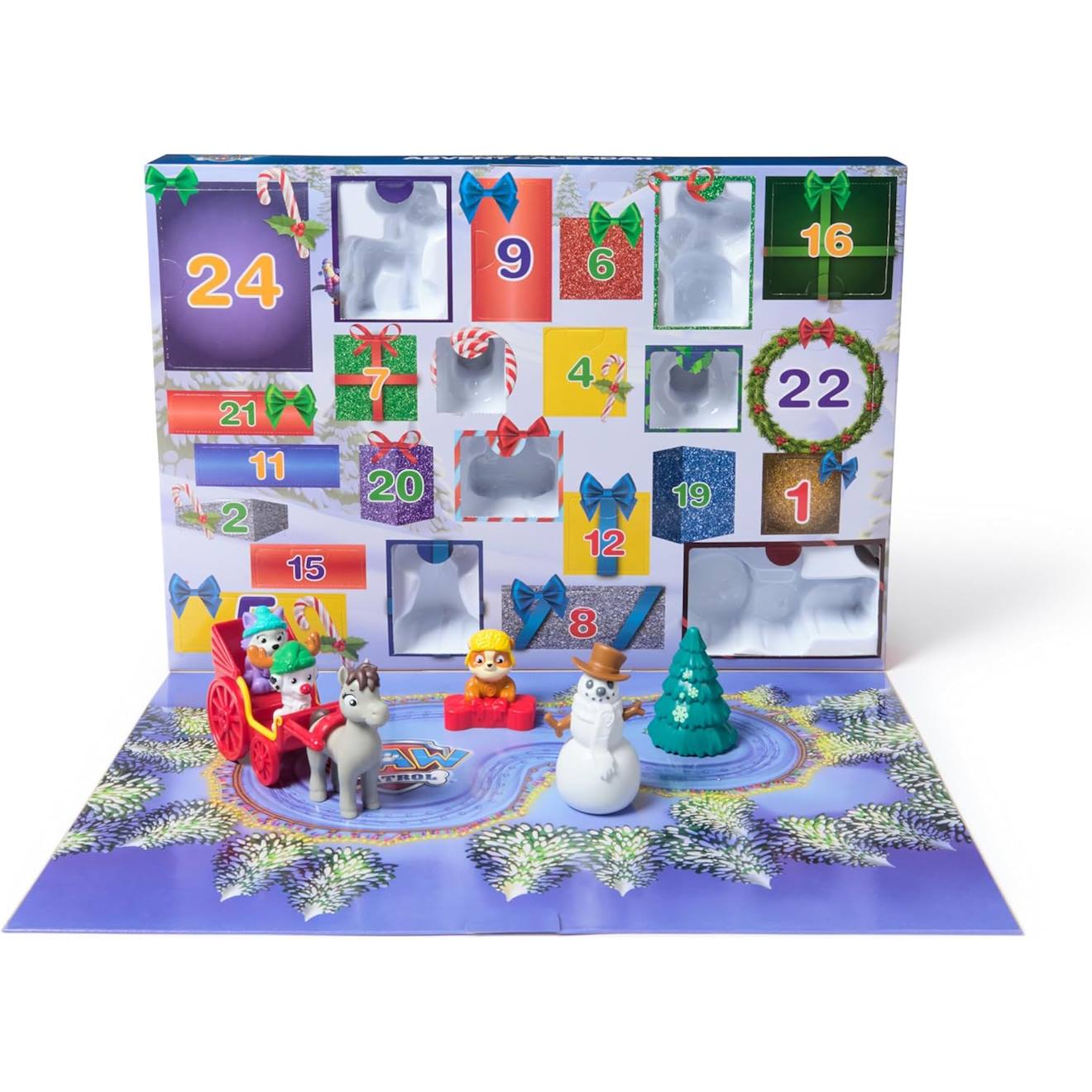 PAW PATROL- Advent Calendar with 24 Surprise Gift Calendrier de l'avent