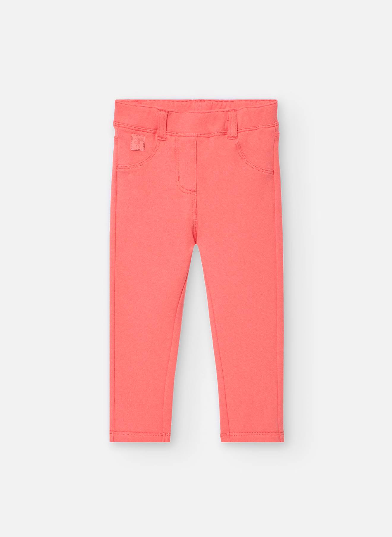 Pantalon En Molleton Basic Rouge