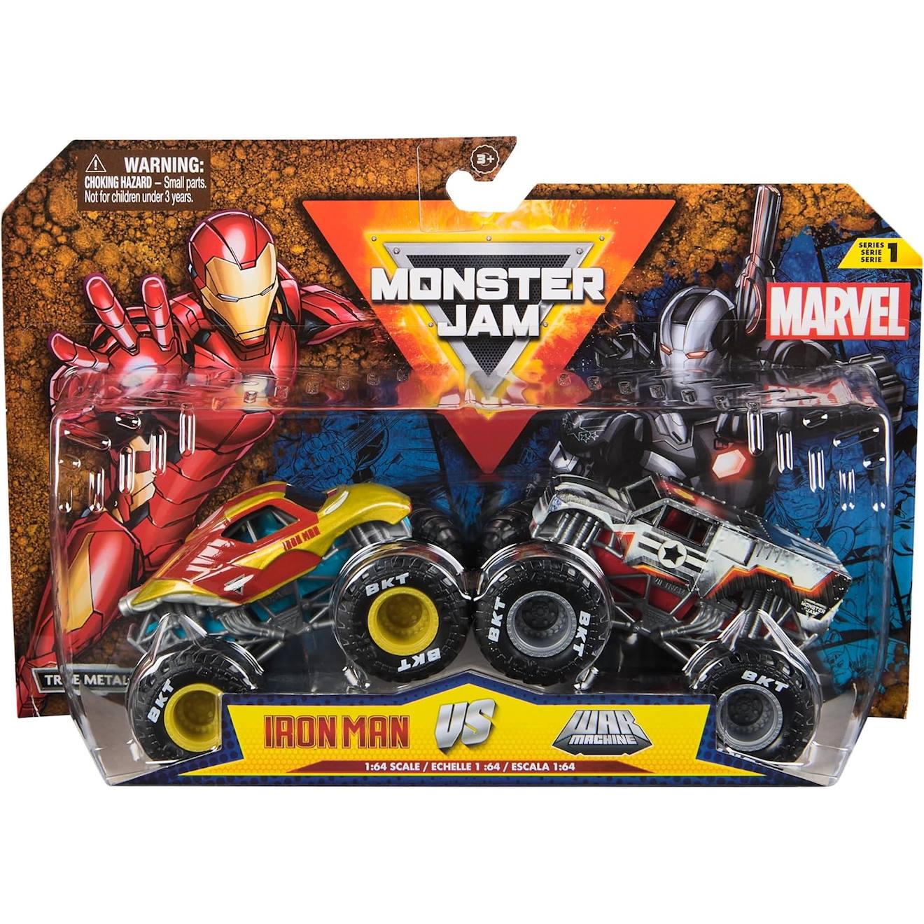2 Véhicules 1:64 Marvel Multicolore