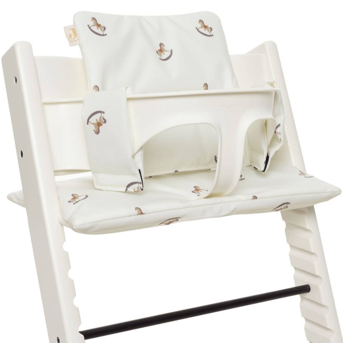 Assise Pour Chaise Haute Stokke Nostalgic Ride Ecru, Maron (Jollein) - Couverture