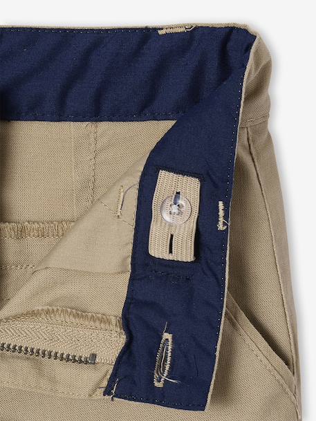 Bermuda garçon cérémonie en coton/lin beige+beige clair+bleu+marine foncé+vert sauge 4 - vertbaudet enfant 
