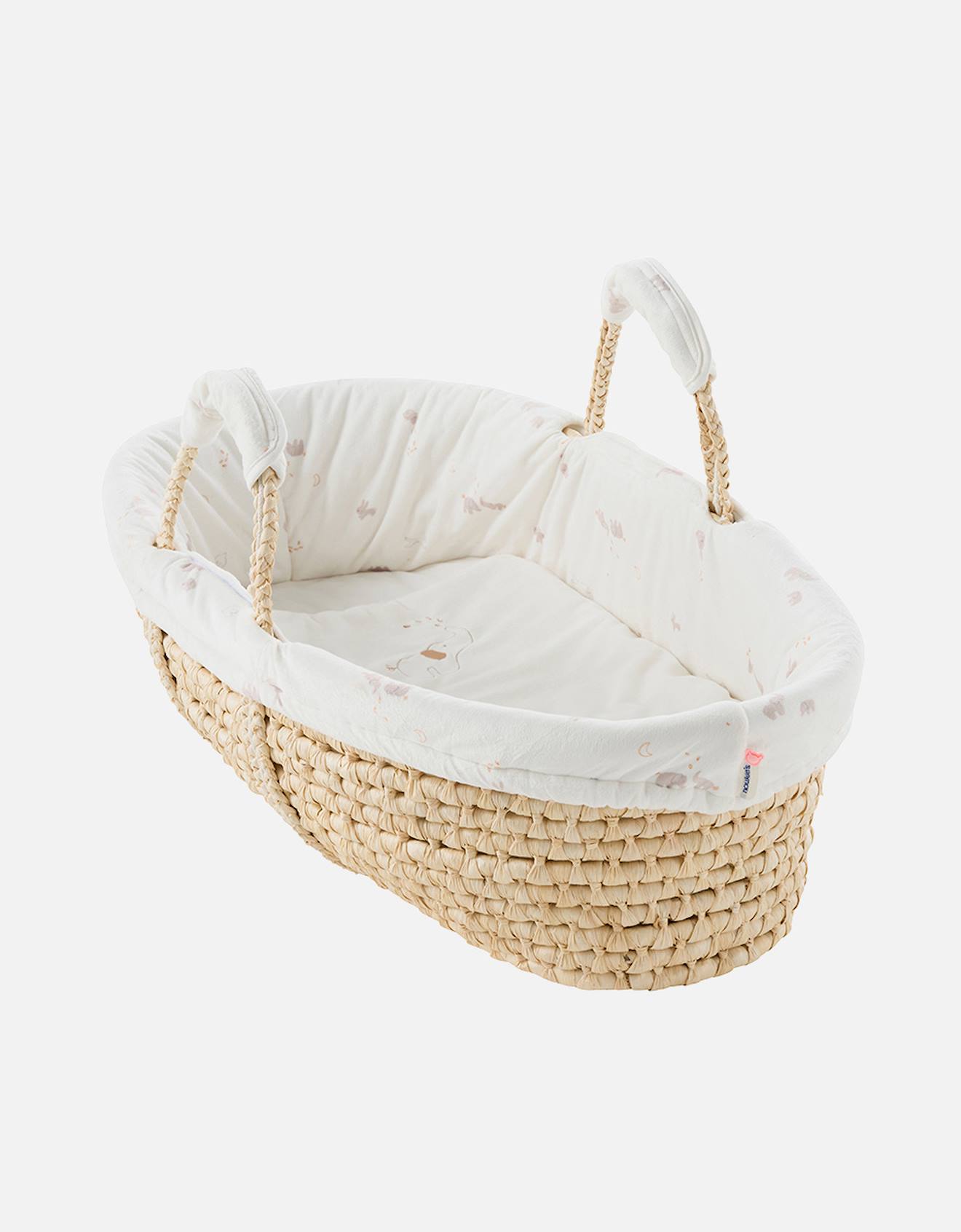 Couffin En Veloudoux® - Bali Moka & Snow Ecru