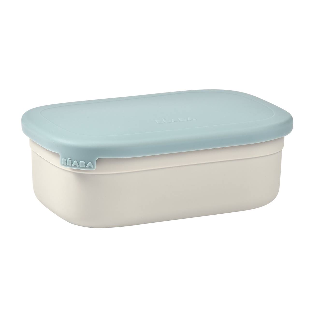 Boîte À Repas En Inox Et Silicone Bleu