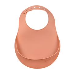 -Bavoir silicone récupérateur réglable
