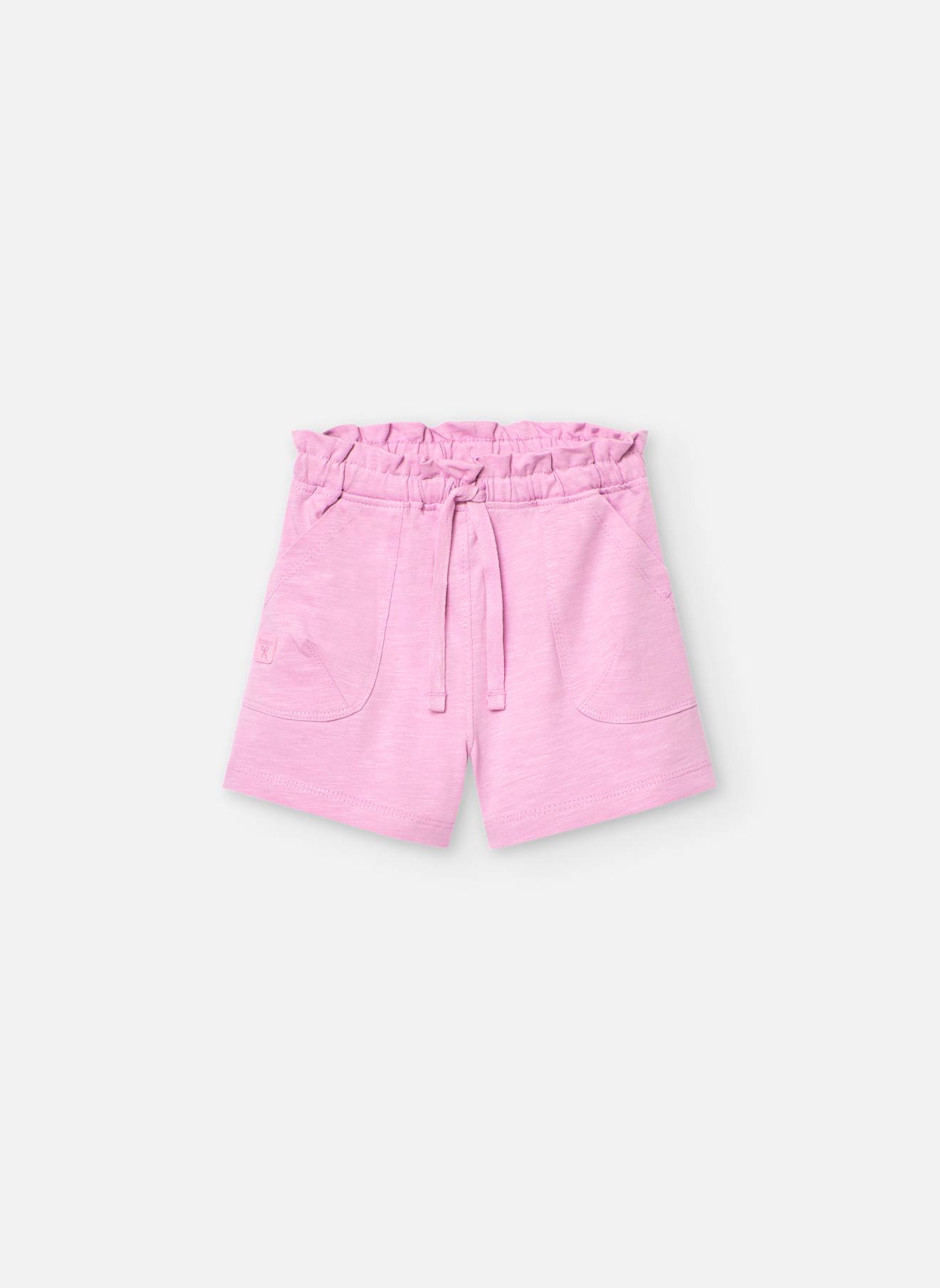 Short Uni En Coton Rose