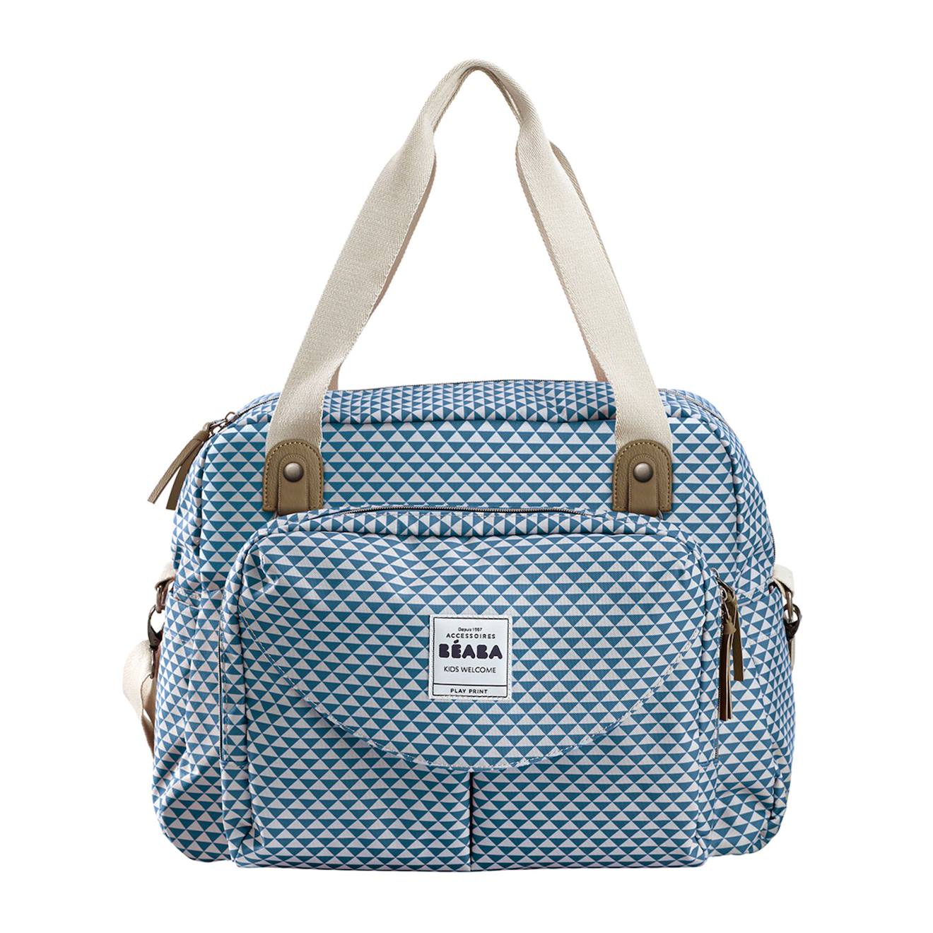 Sac À Langer Iconique Grand Volume 23 L Geneve Bleu