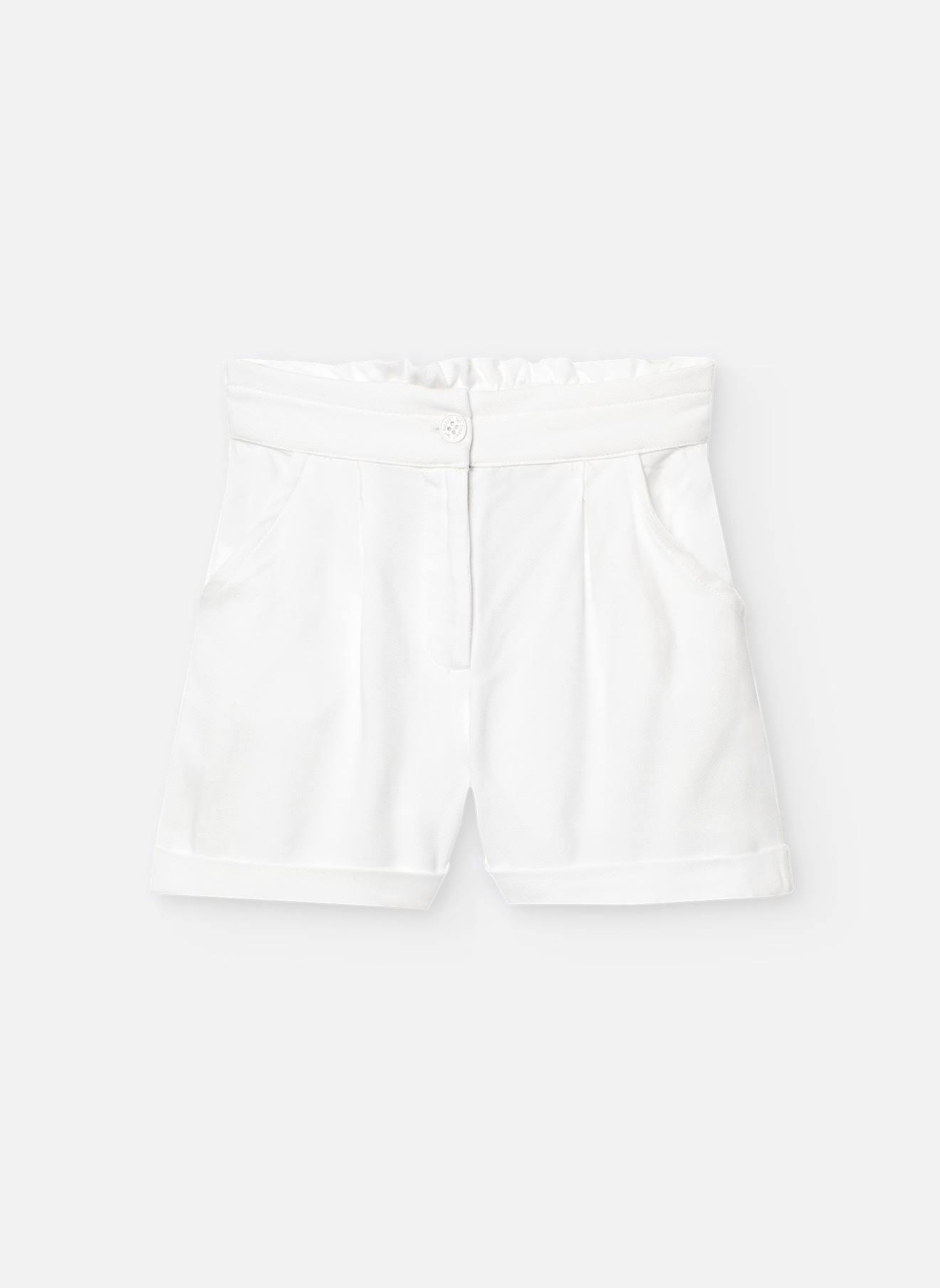 Short Uni Avec Poches Blanc