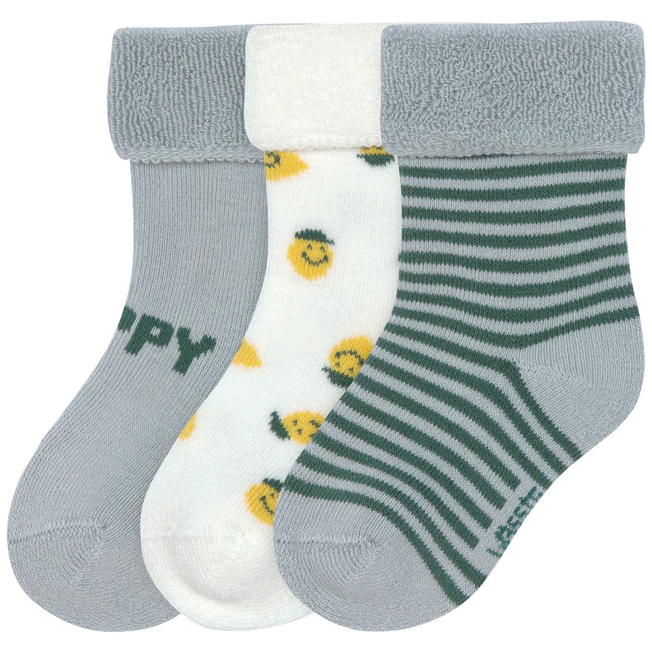 Lot De 3 Paires De Chaussettes Bébé Bleu