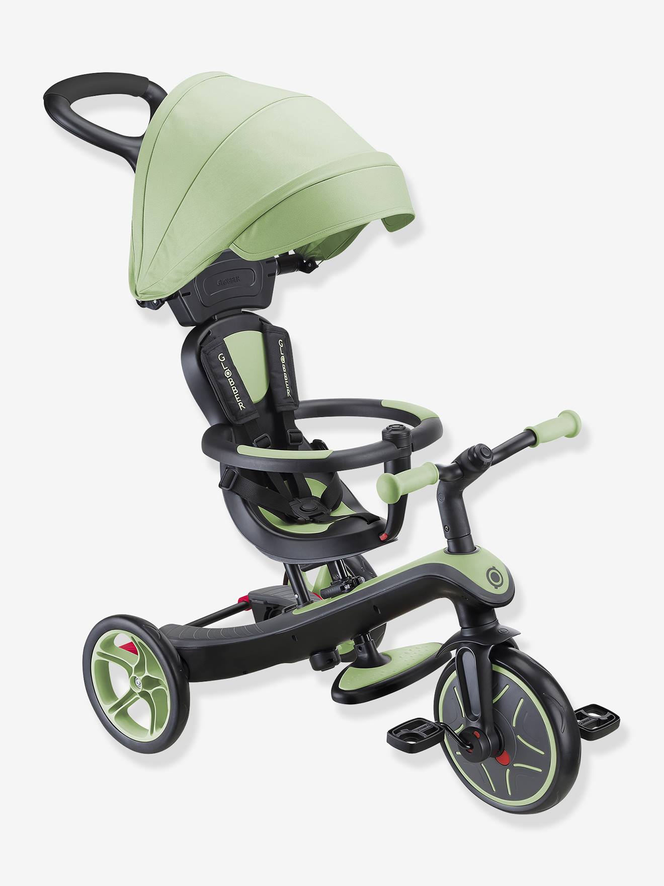 Tricycle explorer 4 en 1 GLOBBER vert sauge