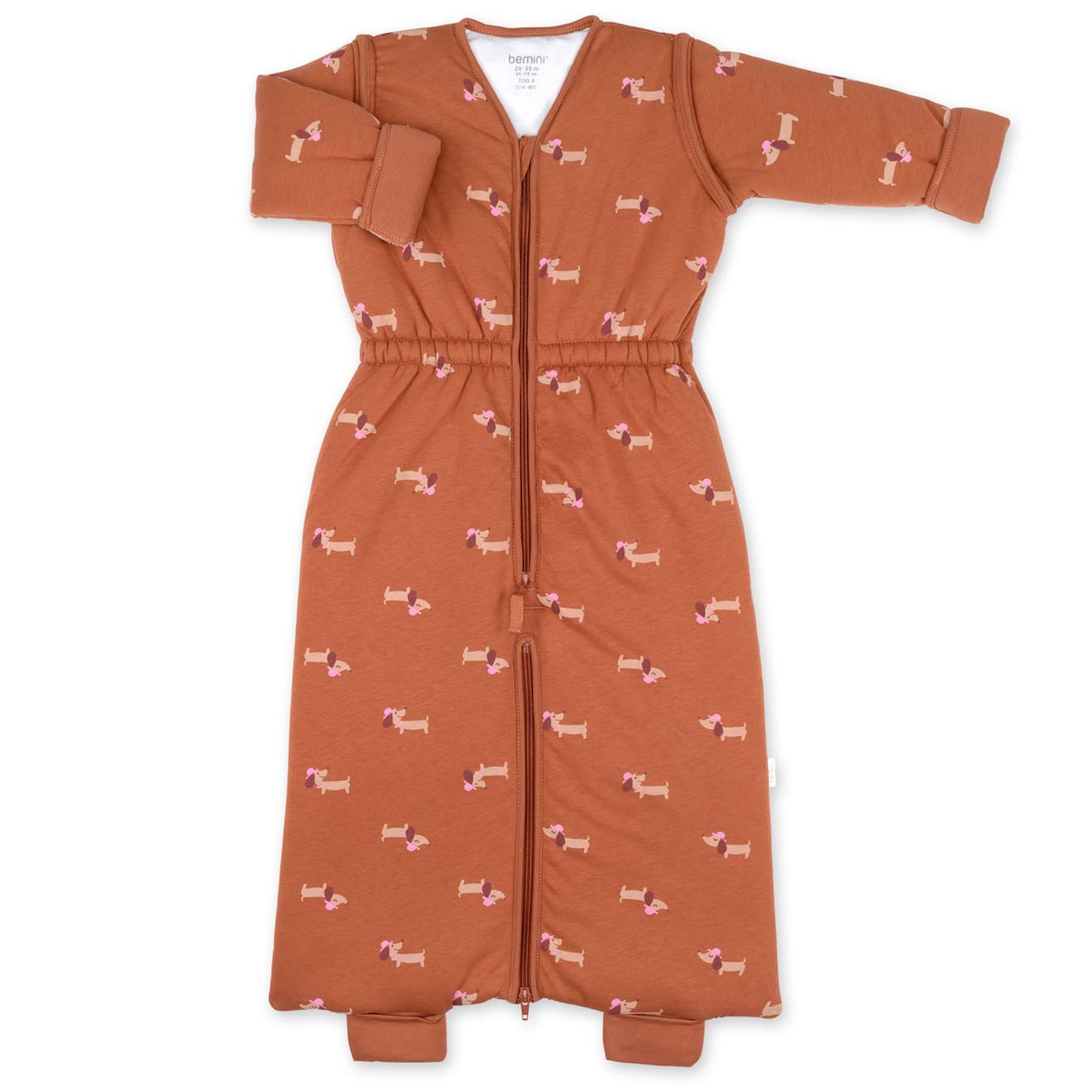 Gigoteuse Jambes Séparables Hiver - Tog 3 Pady Jersey - Jersey Print Wouff Noisette