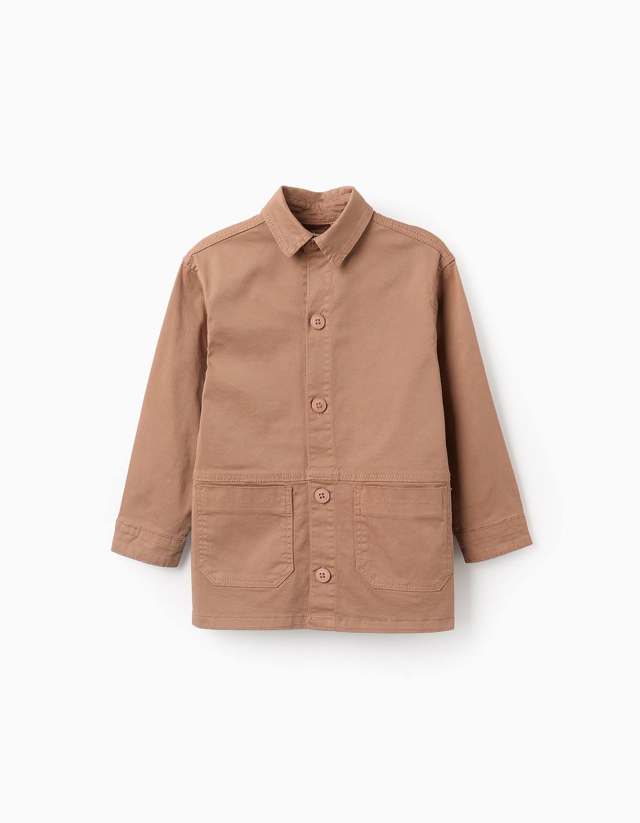 Veste En Sergé Beige