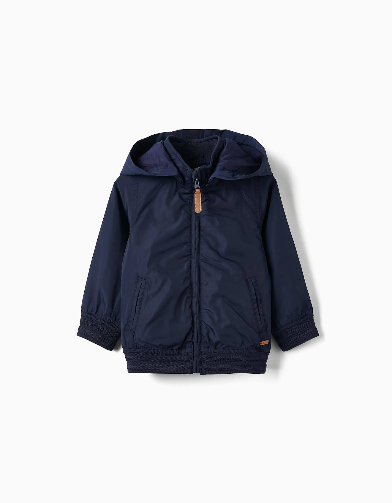 Manteau Avec Capuche Amovible Bleu