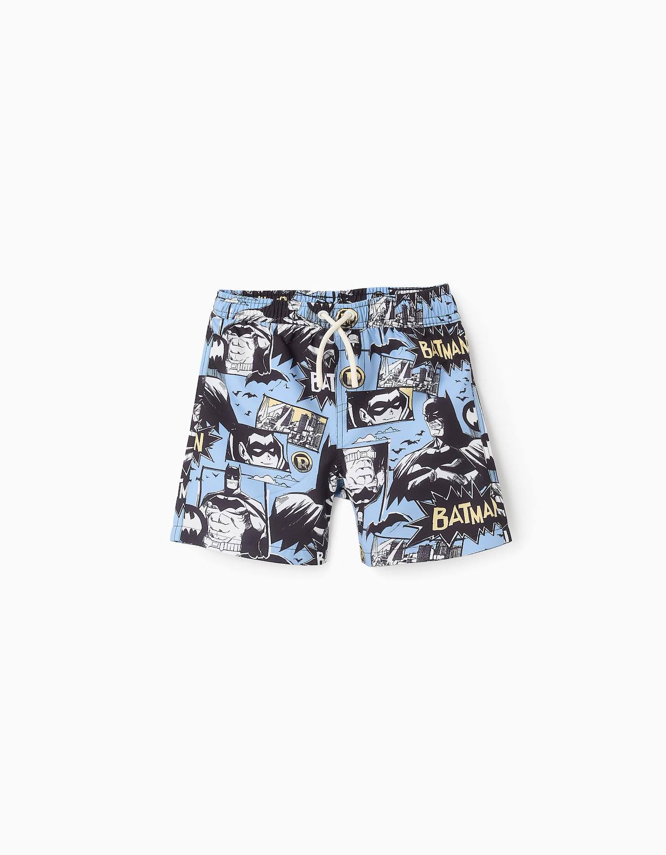 Short De Bain Avec Batman Bleu Clair