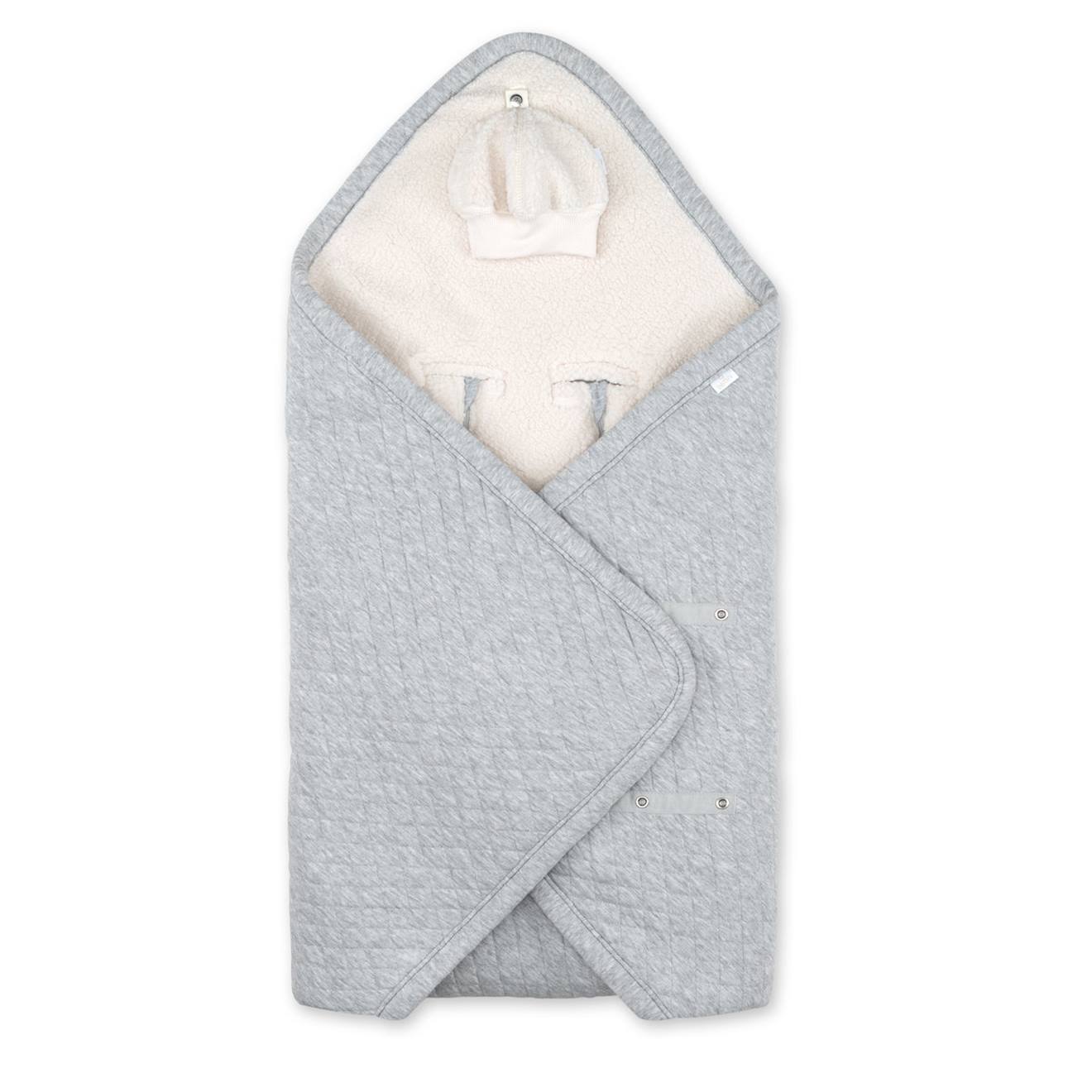 Nid D'ange Biside Ouatiné Hiver - Pady Quilted - Teddy Mix Grey