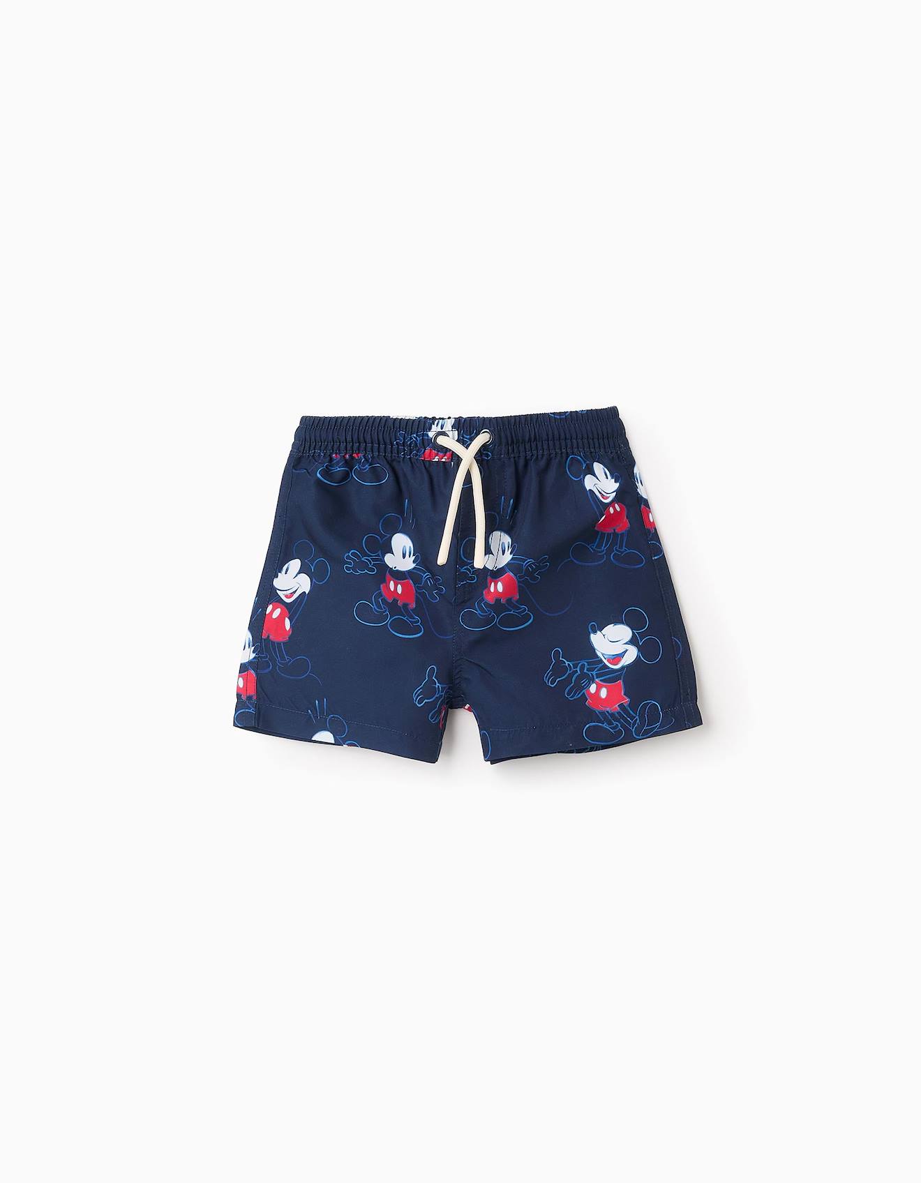 Short De Bain Avec Mickey Bleu Foncé