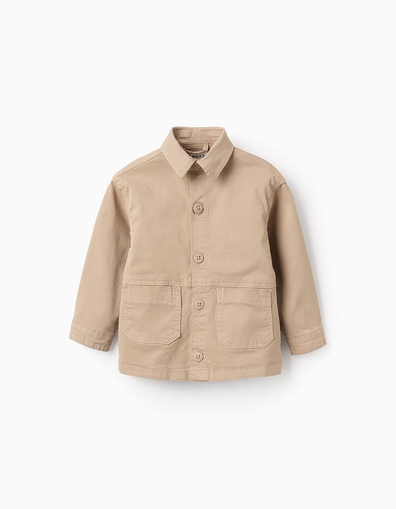 Veste En Sergé Beige