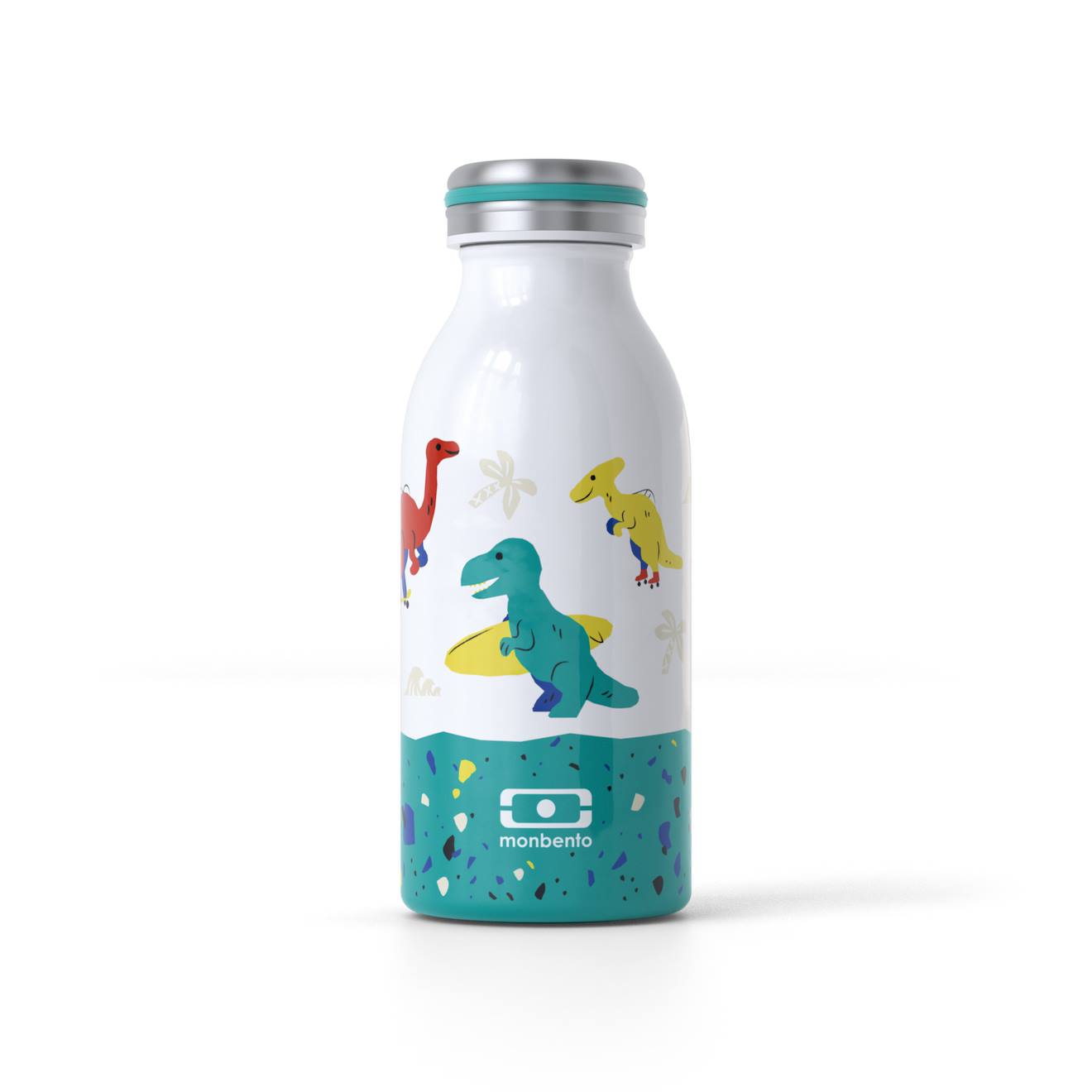Gourde Isotherme Enfant 350ml Cooly Bleu Dino