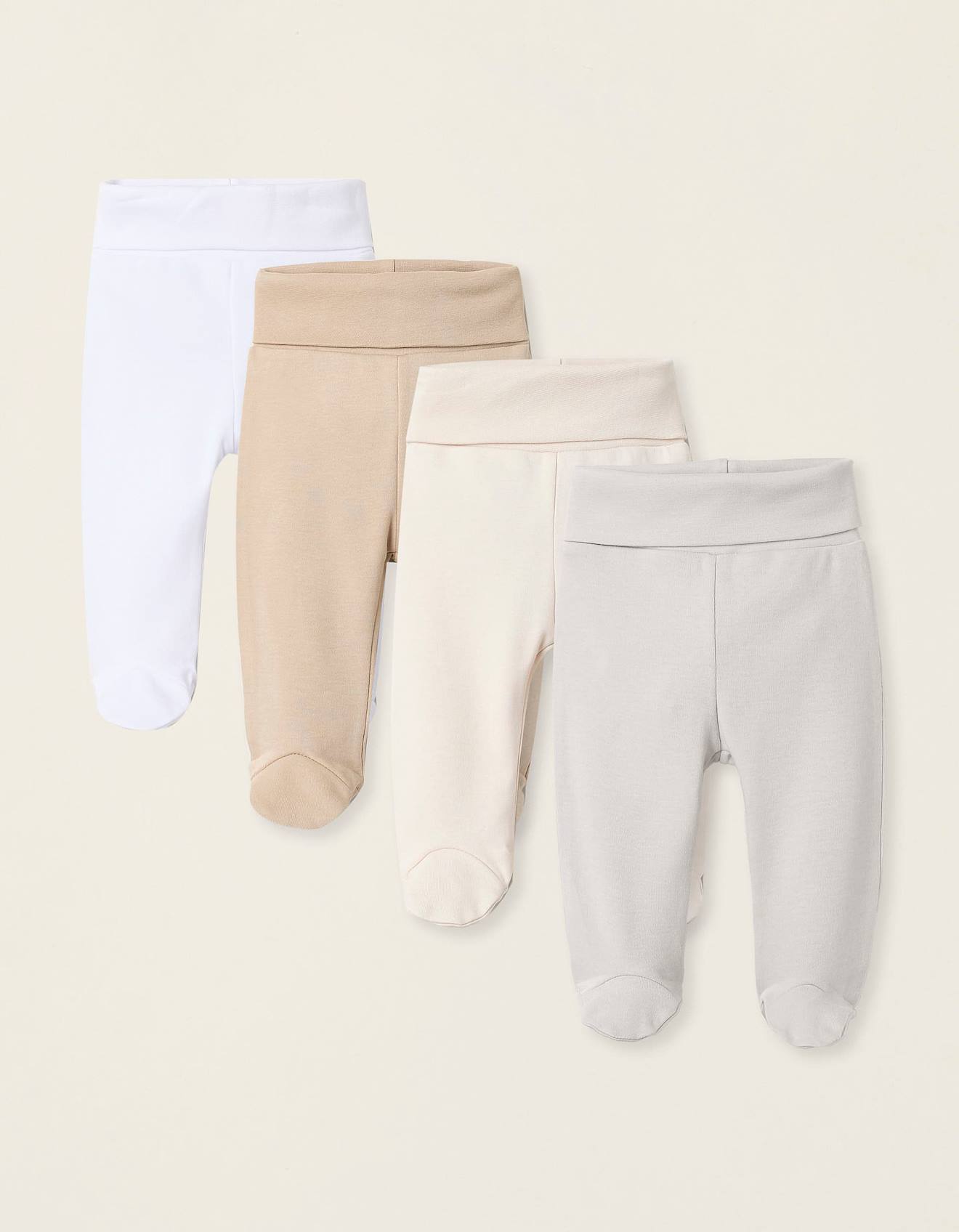 Pack 4 Pantalons À Pieds Multicolore