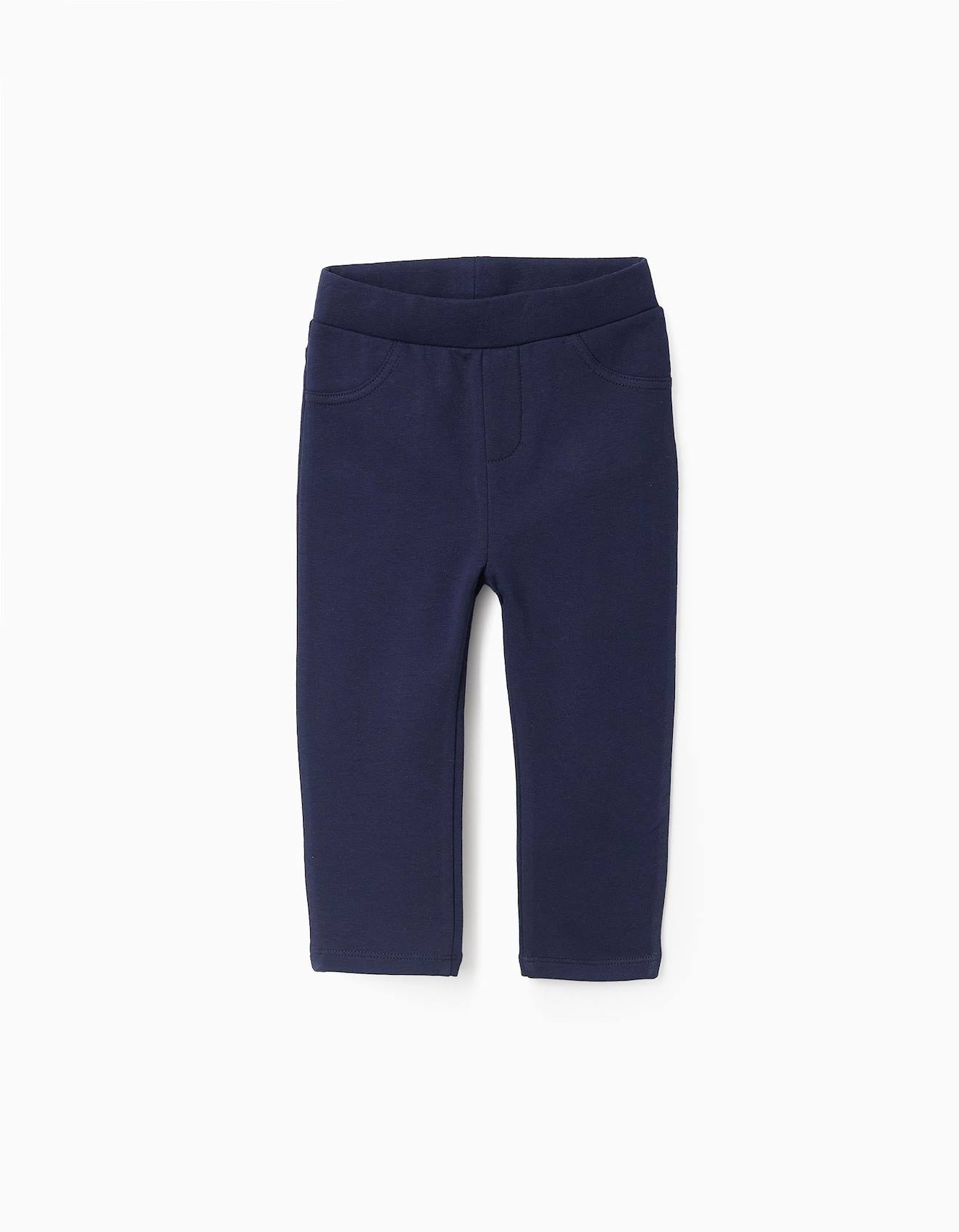 Jegging Gratté Bleu Foncé