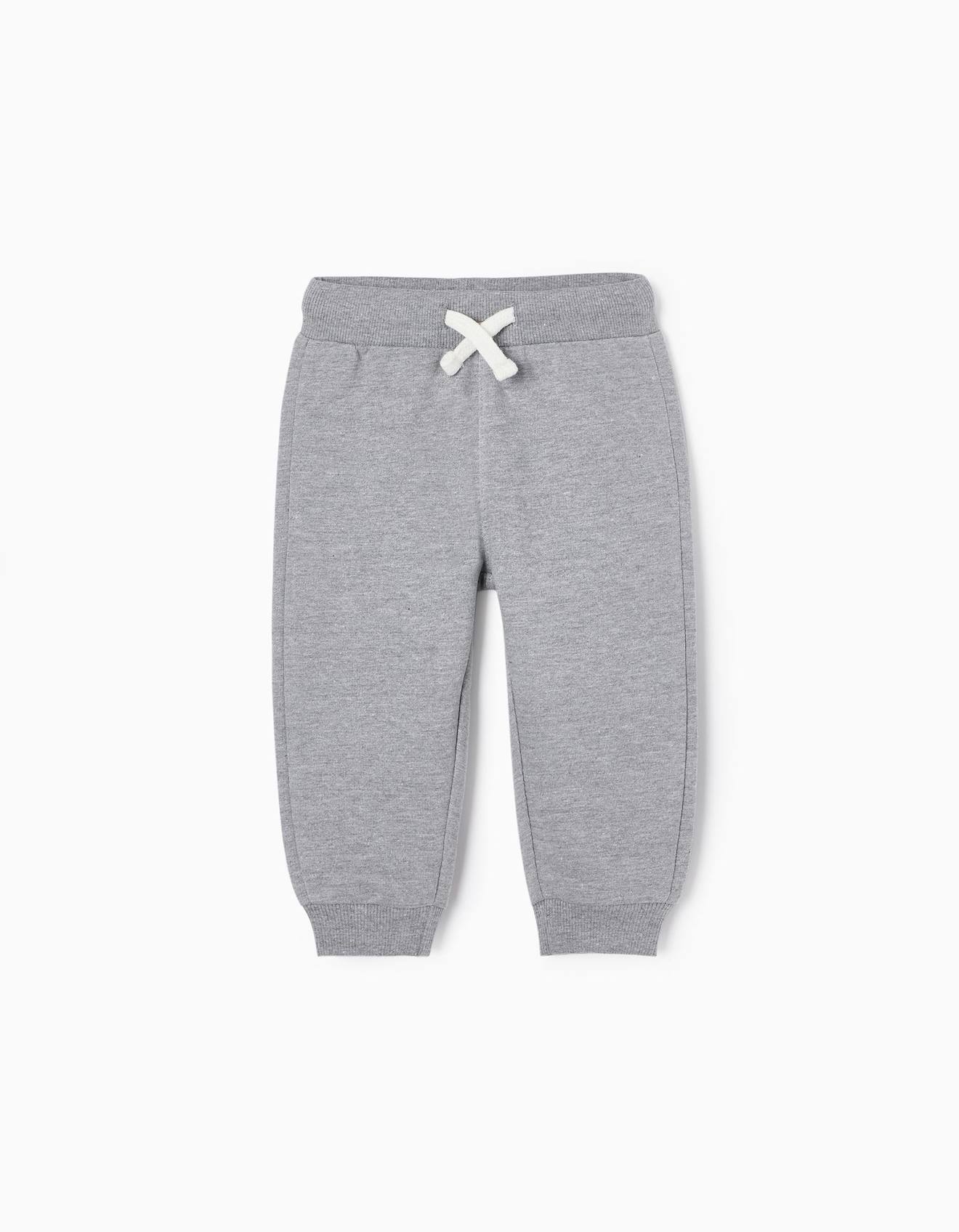 Pantalon De Sport En Coton Gris