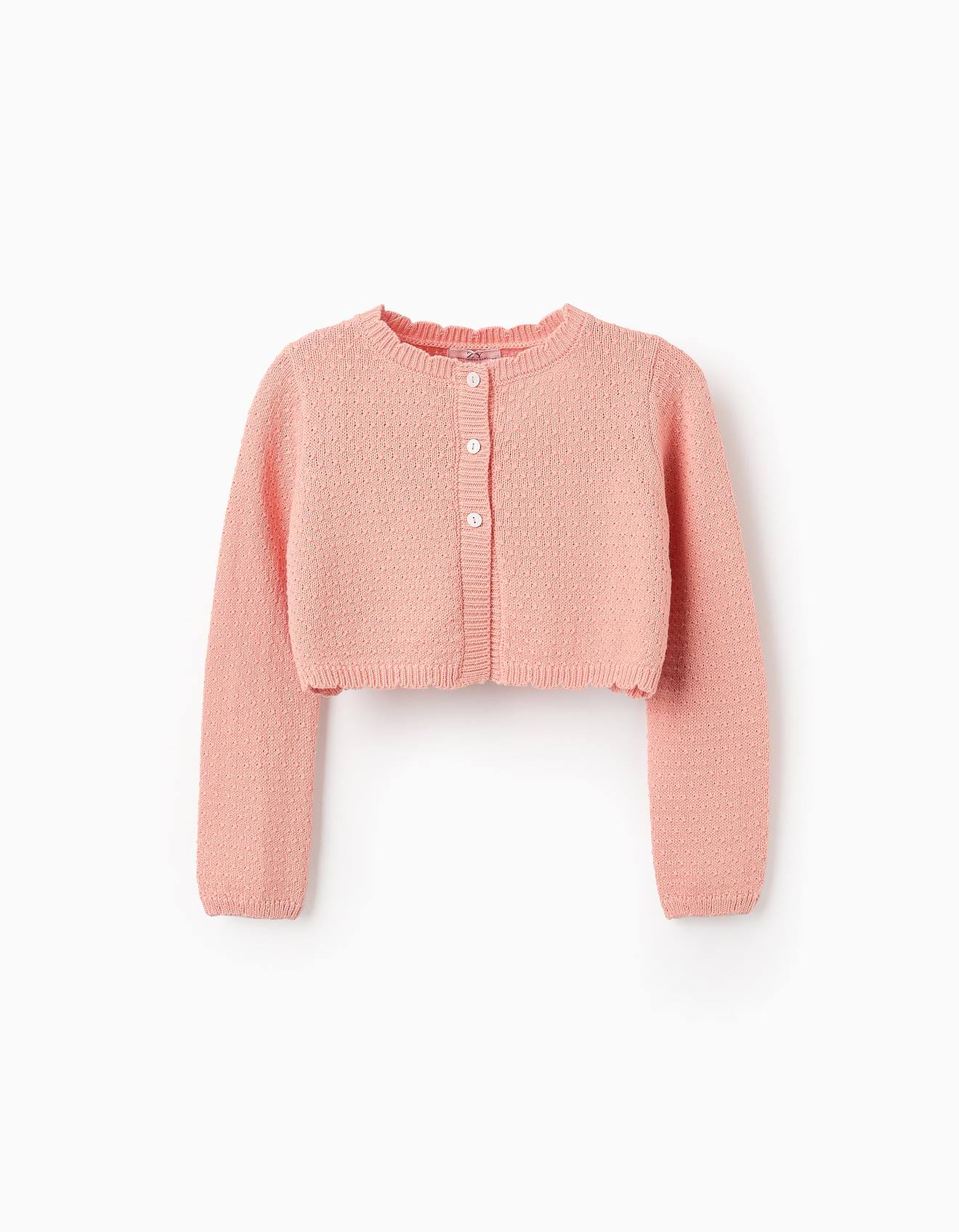 Boléro En Maille Texturée Brothers & Sisters Rose