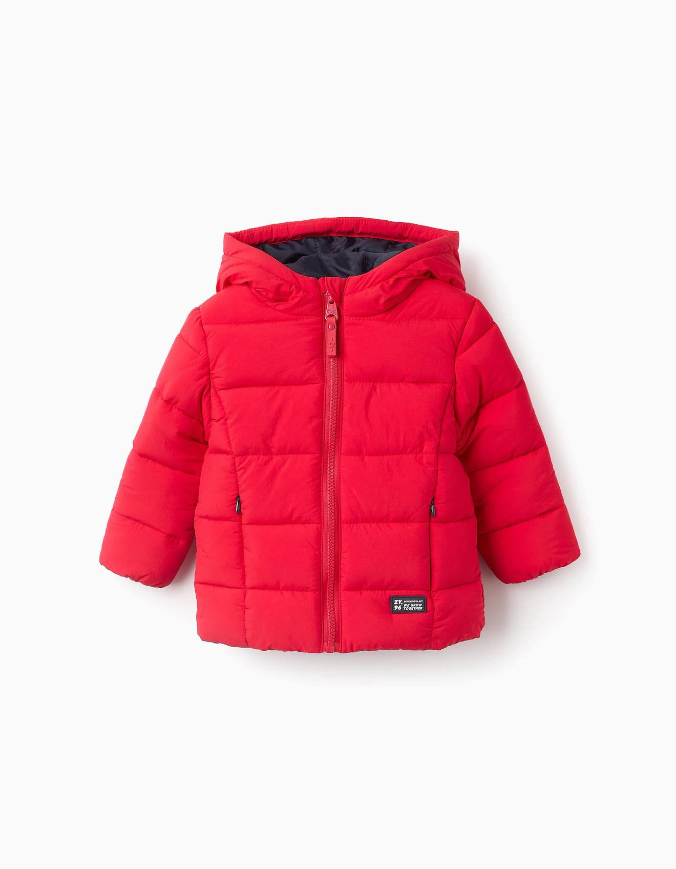 Doudoune Avec Capuche Rouge Clair