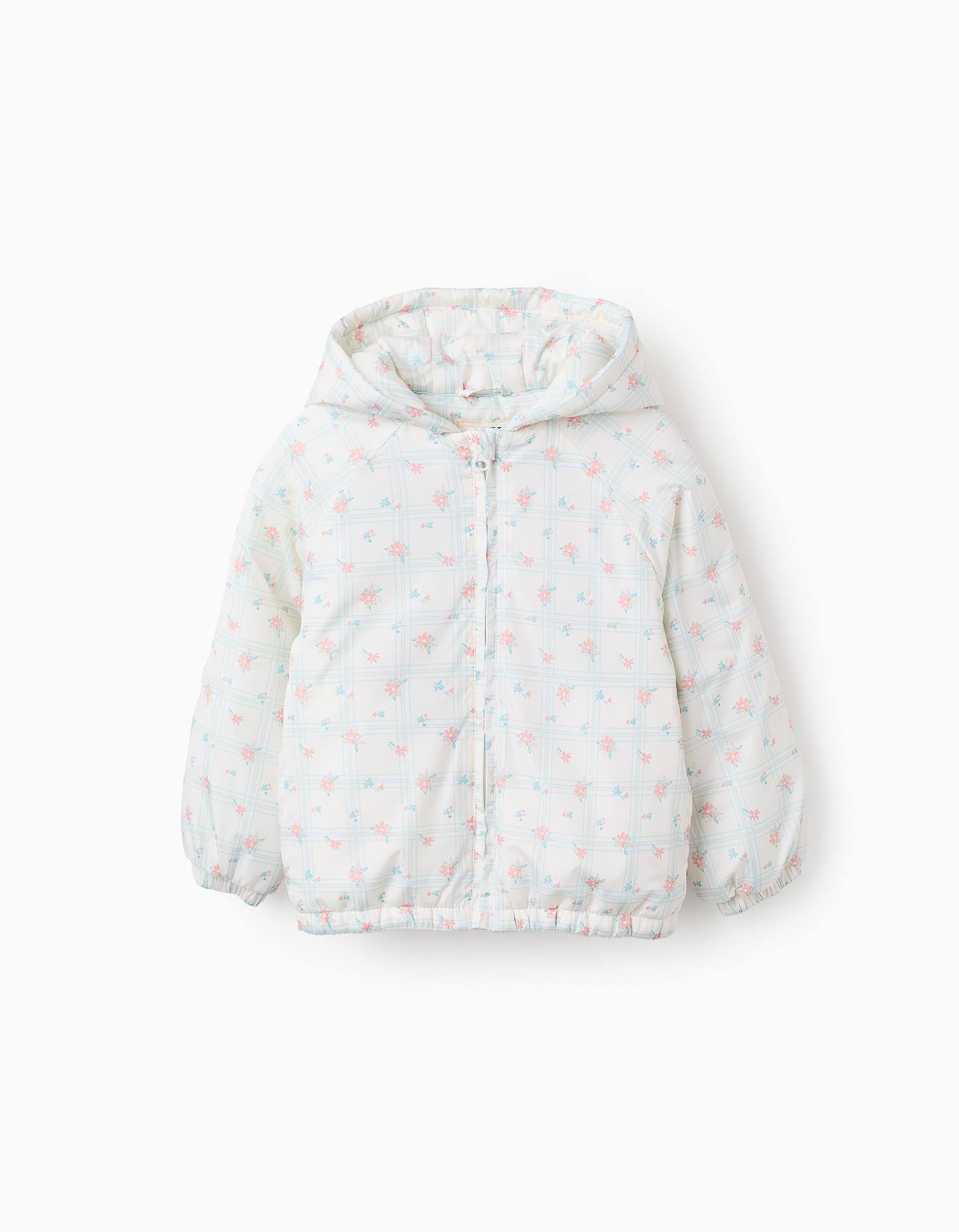 Doudoune Avec Carreaux Et Fleurs Brothers & Sisters Beige Clair