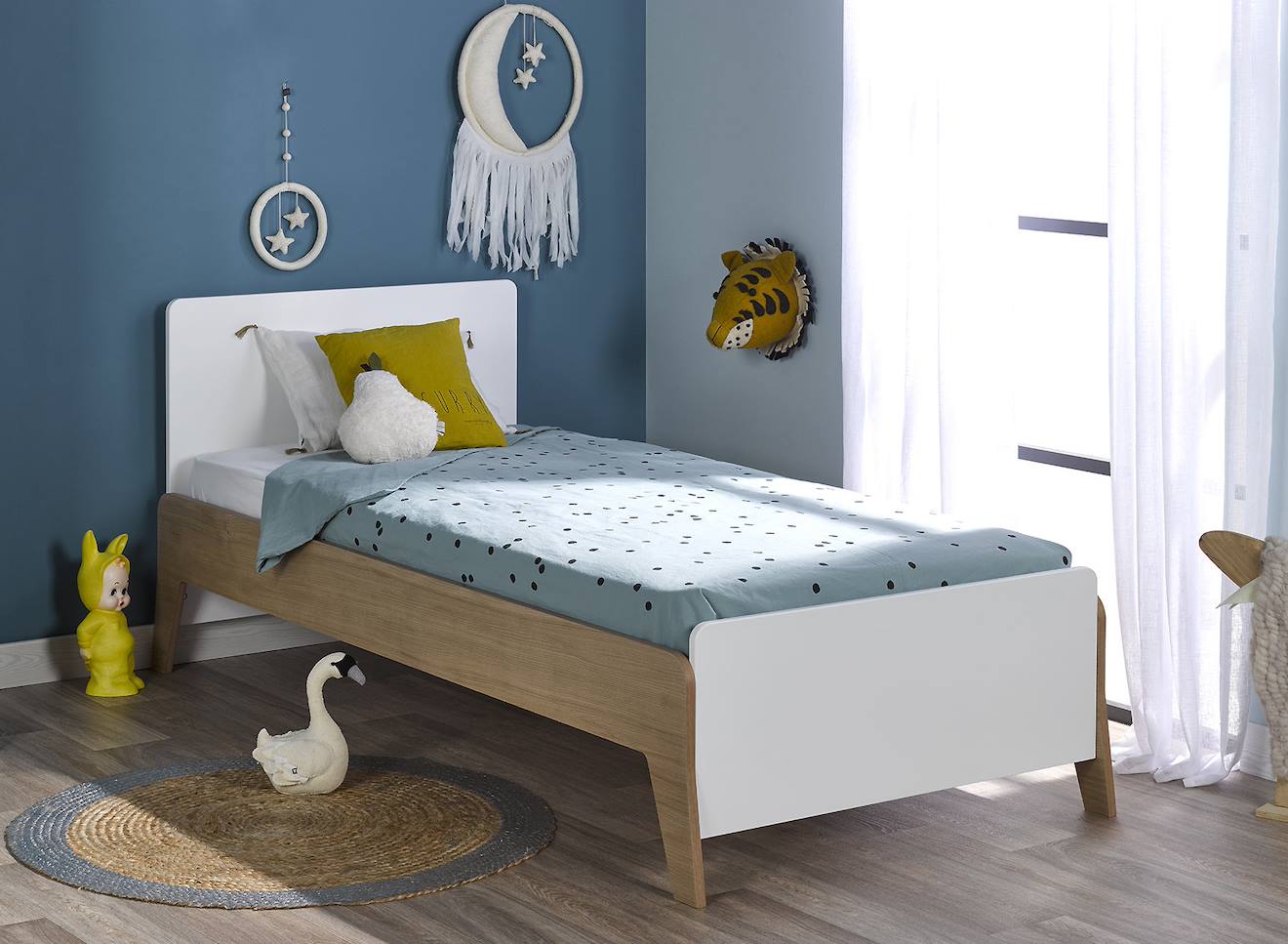 Petite Chambre Enfant Archipel Blanc / Chêne