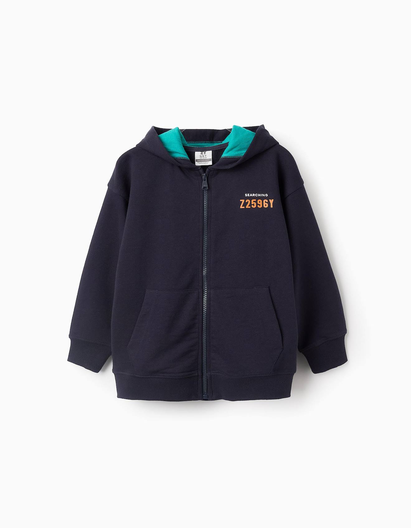 Veste Avec Capuche Bleu Foncé