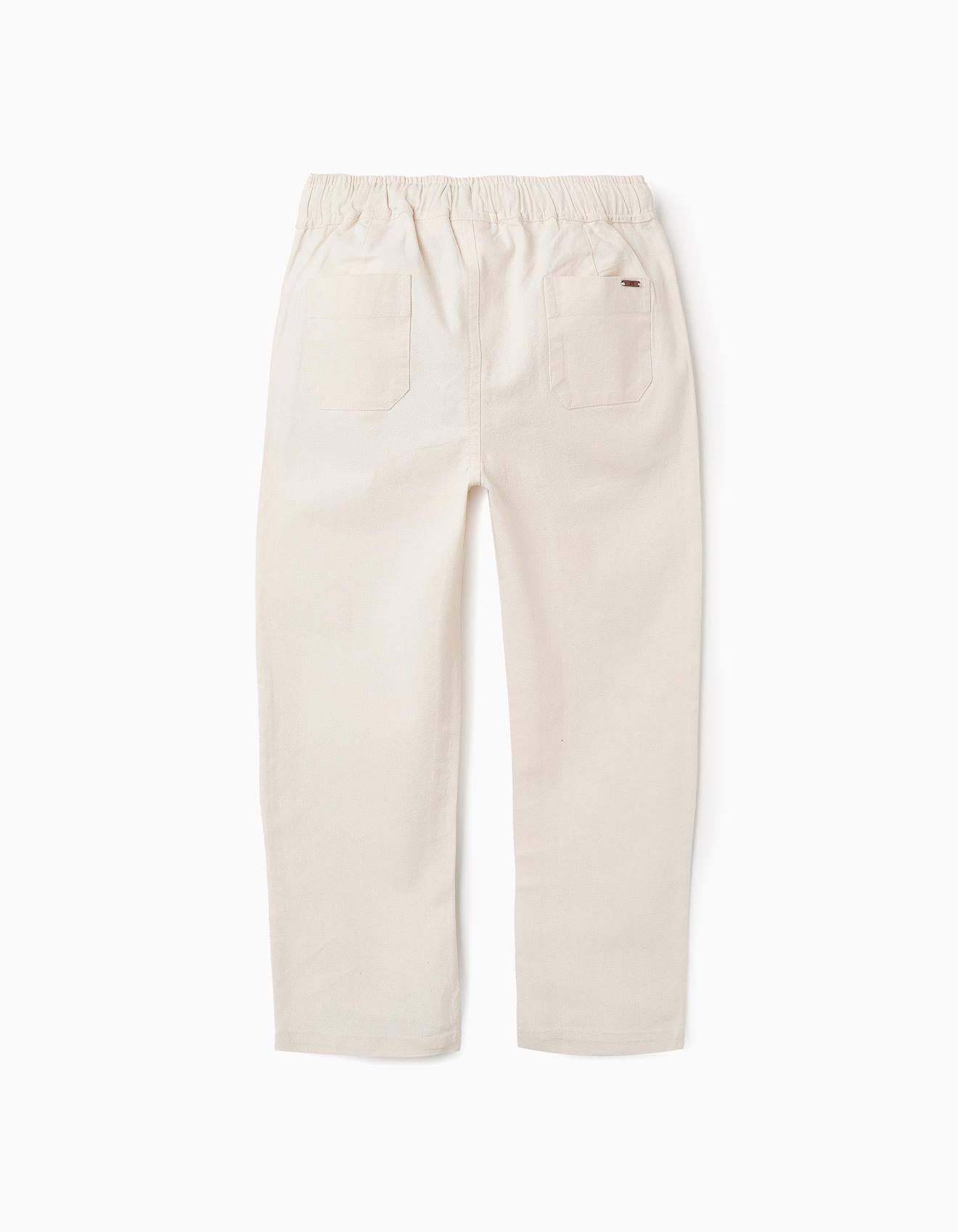 Pantalon Fille Vertbaudet Pantalon Garçon VERTBAUDET Coton/lin
