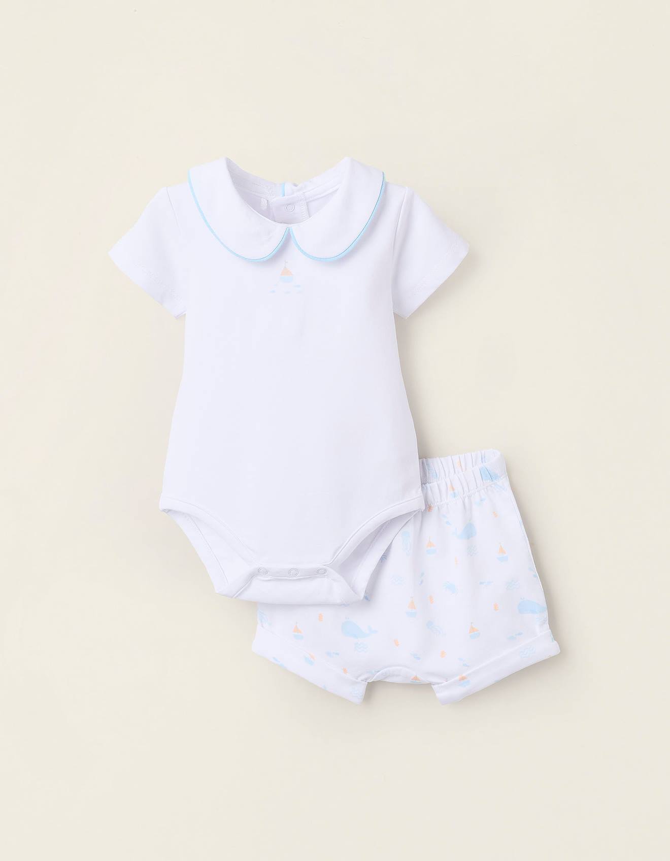 Body + Short Blanc