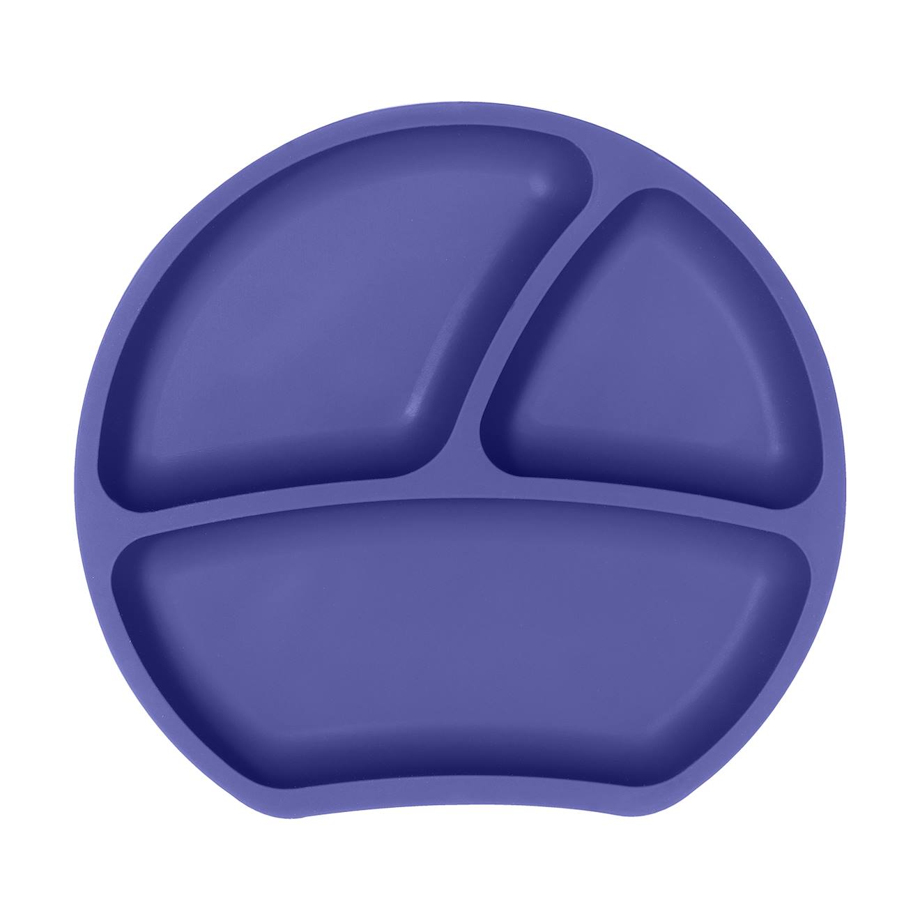 Assiette À Compartiments Avec Ventouse Lila
