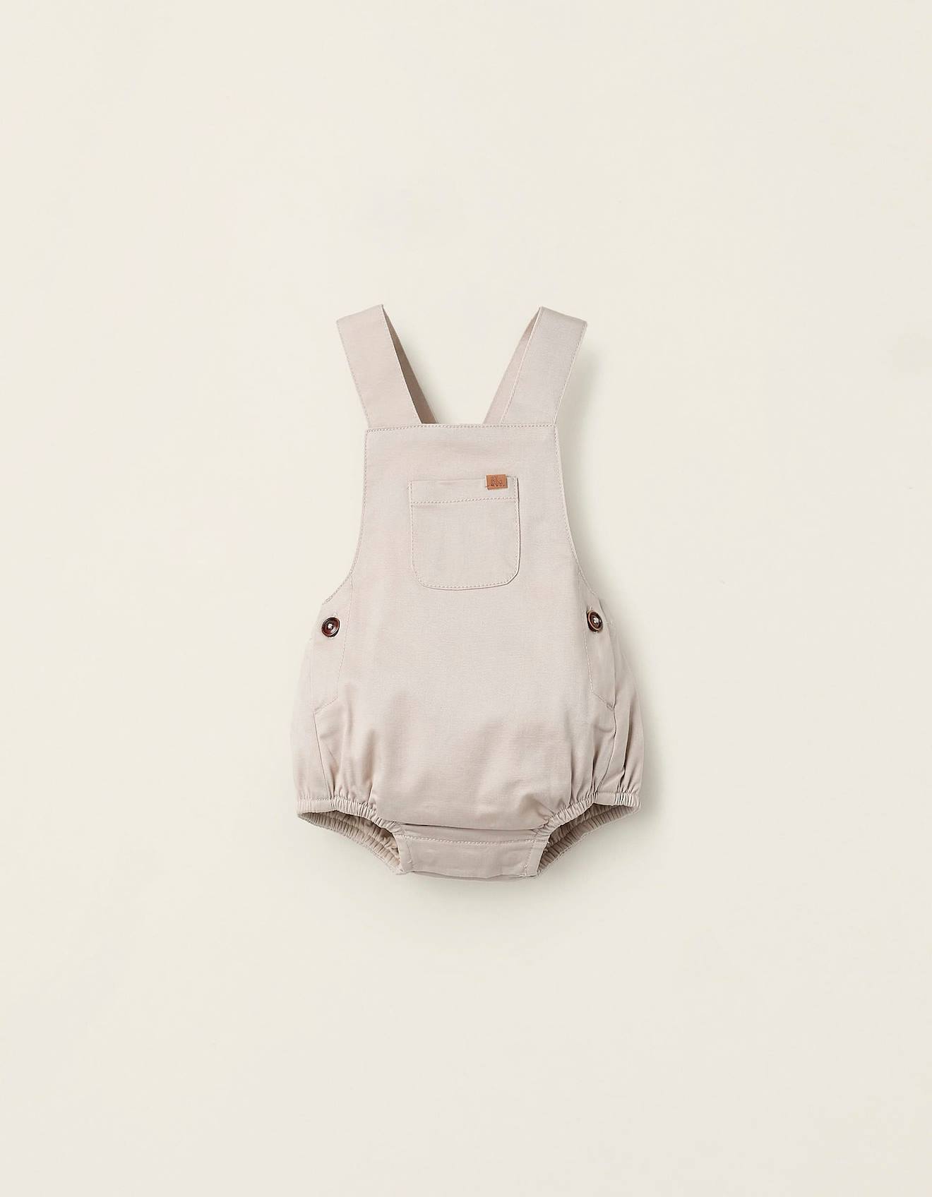 Combi-short En Sergé Beige Clair