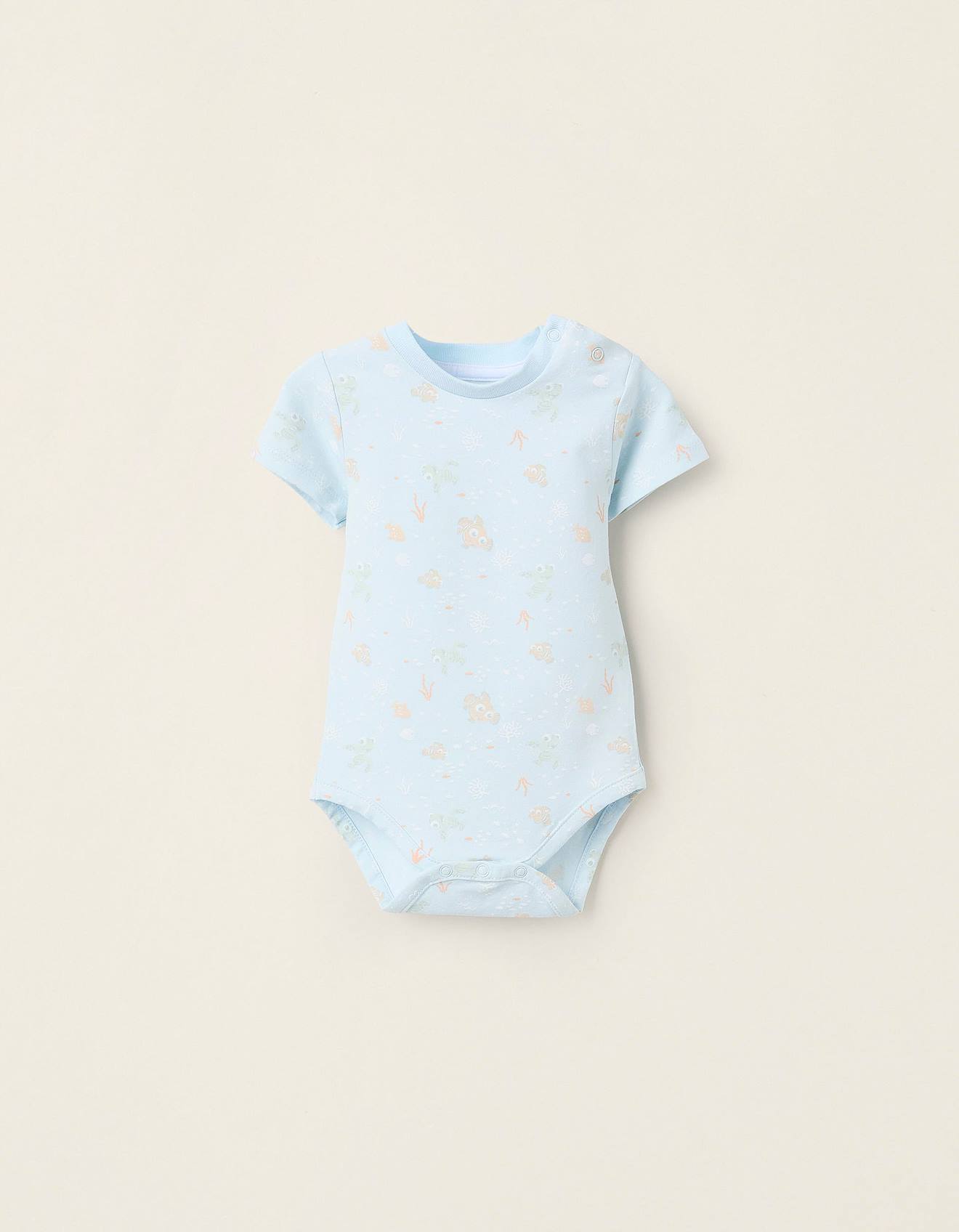 Body Avec Motif Bleu Clair