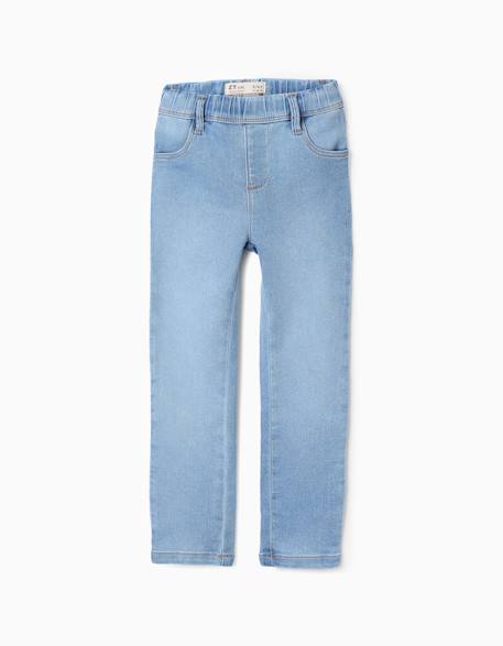 Jegging en denim à taille réglable  - vertbaudet enfant