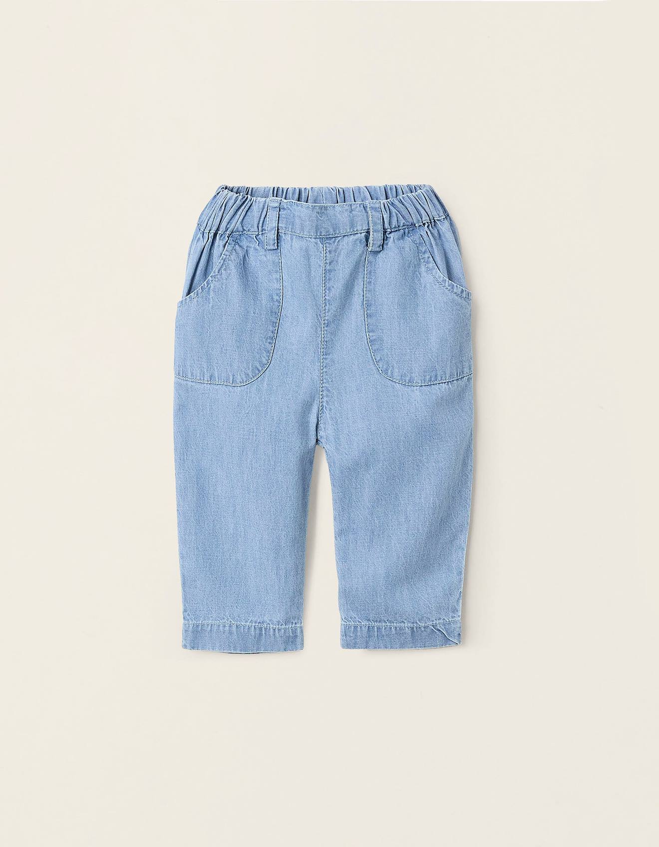 Pantalon En Jean Léger Bleu