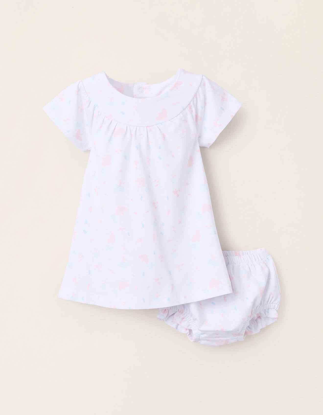 Robe + Bloomer Blanc