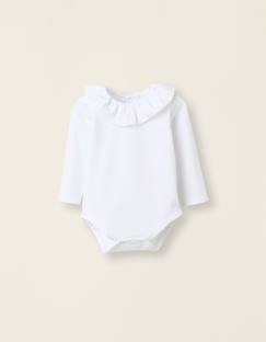 Bébé-Body-Body-blouse avec volants en coton